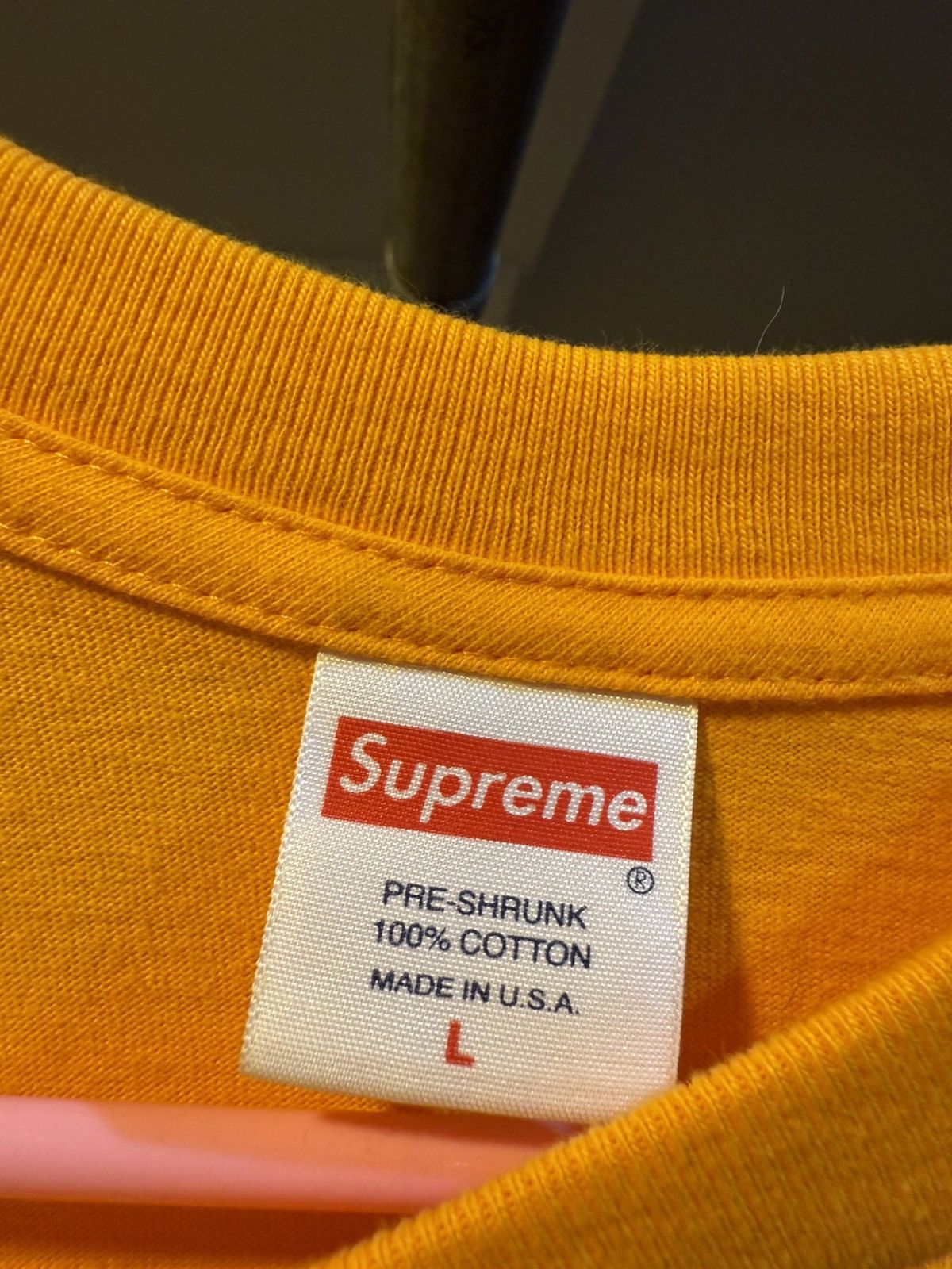 Supreme YELLOW SUPREME PAYPHONE TEE Size US L / EU 52-54 / 3 - 3 Thumbnail