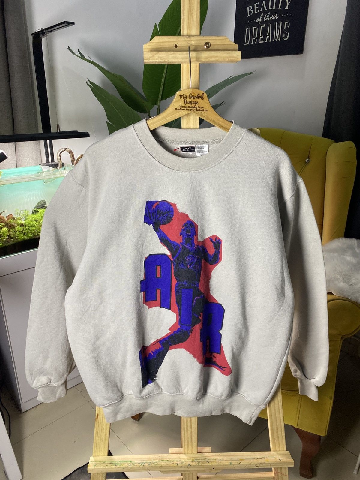 Nike VINTAGE Sweatshirt Nike 90's BIG Logo Size US M / EU 48-50 / 2 - 6 Thumbnail