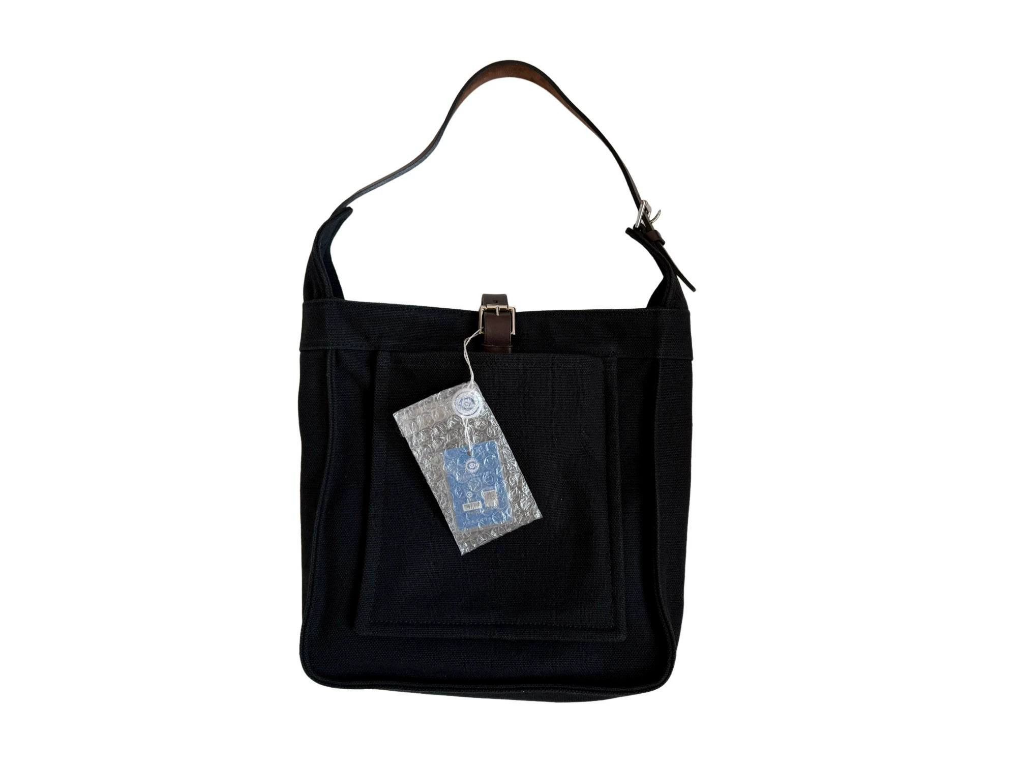 Hermes Hermes Marwari Black Denim Hobo Bag 95 New Size ONE SIZE - 1 Thumbnail