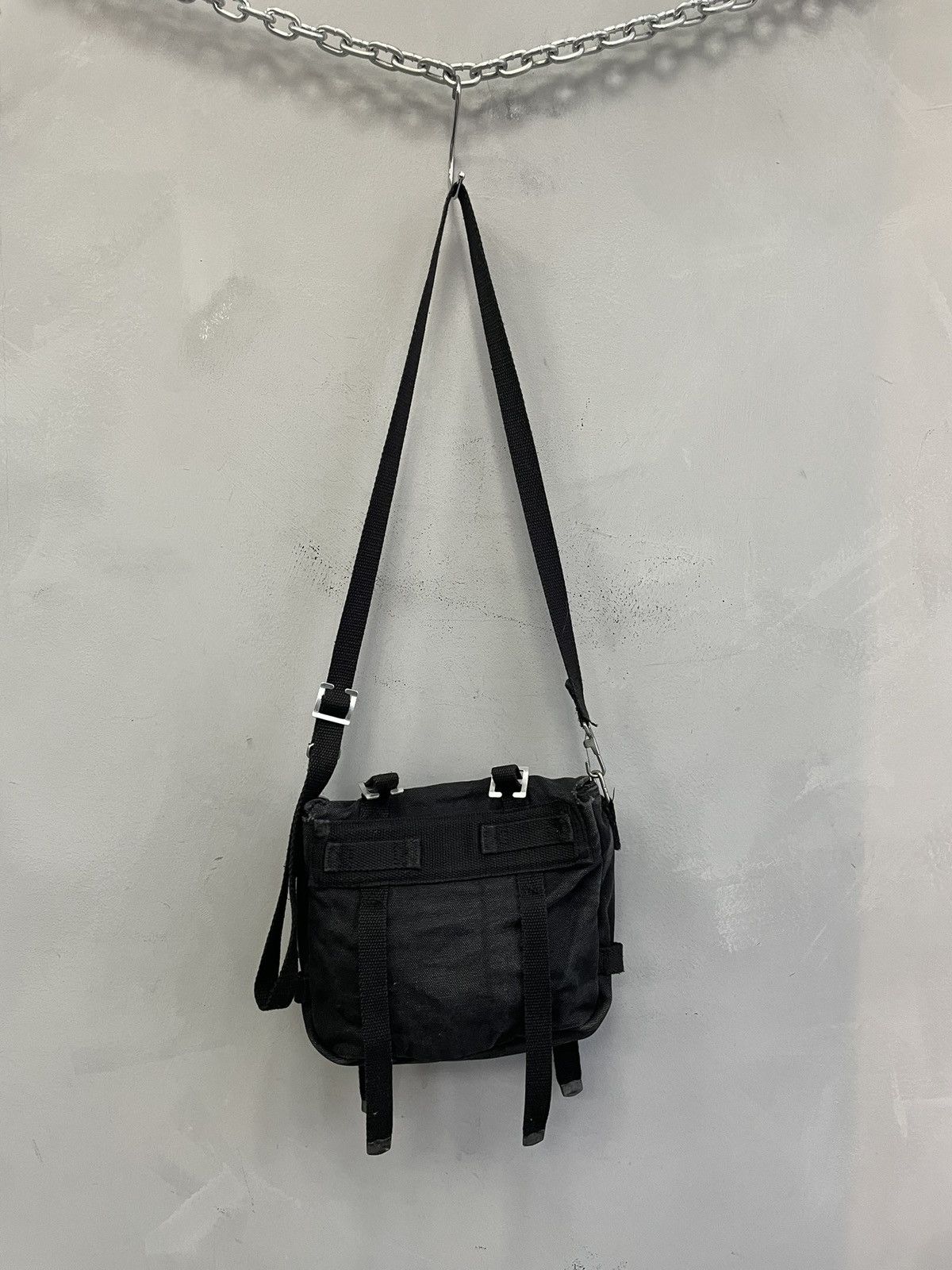 Junya Watanabe Black tactical crossbody bag buckle straps utility tech Size ONE SIZE - 7 Thumbnail