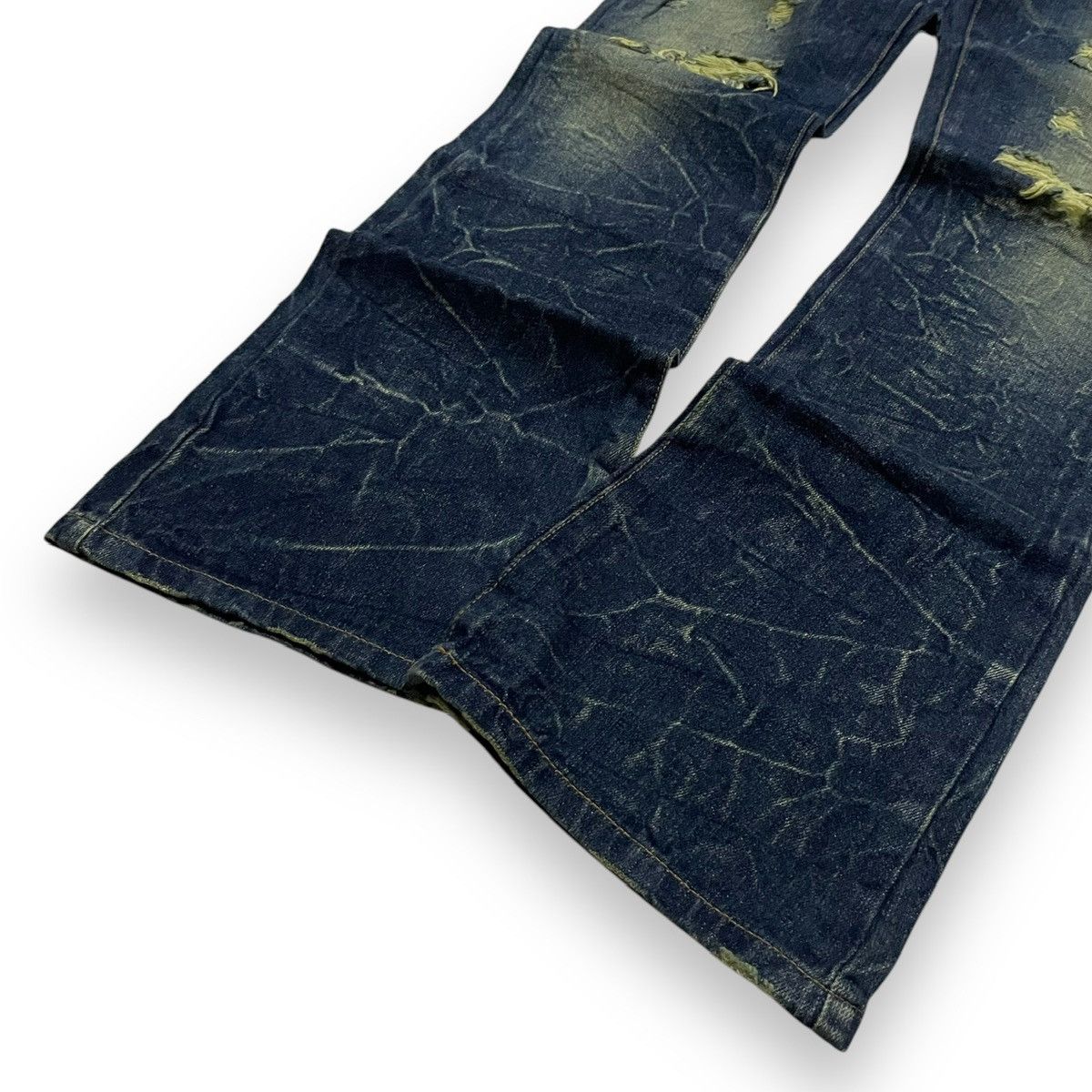 20471120 ORIGINAL FLARE JAPANESBRAND PENDORA DISSTRESED DENIM (з0x40) Size US 30 / EU 46 - 5 Thumbnail