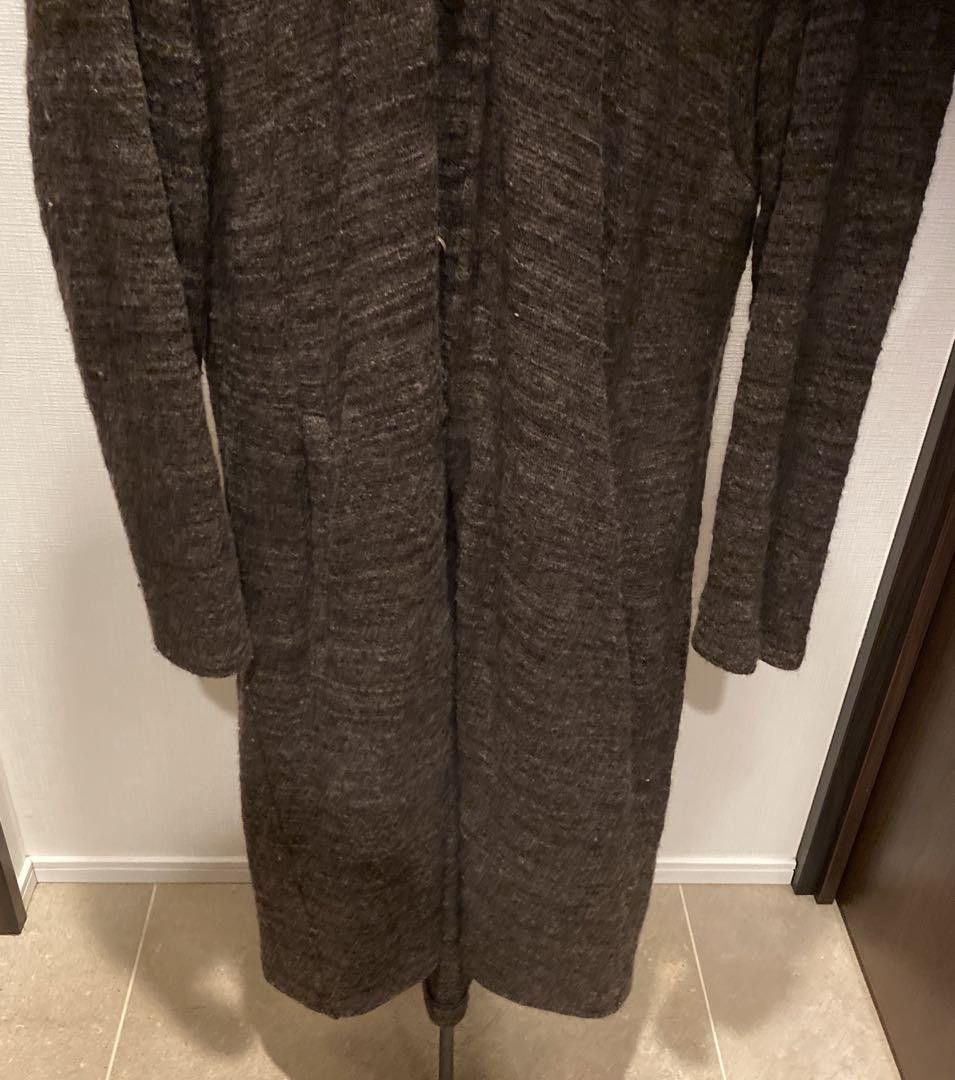 Yohji Yamamoto Yohji Yamamoto PourHomme wool/brown long cardigan Size US L / EU 52-54 / 3 - 3 Thumbnail