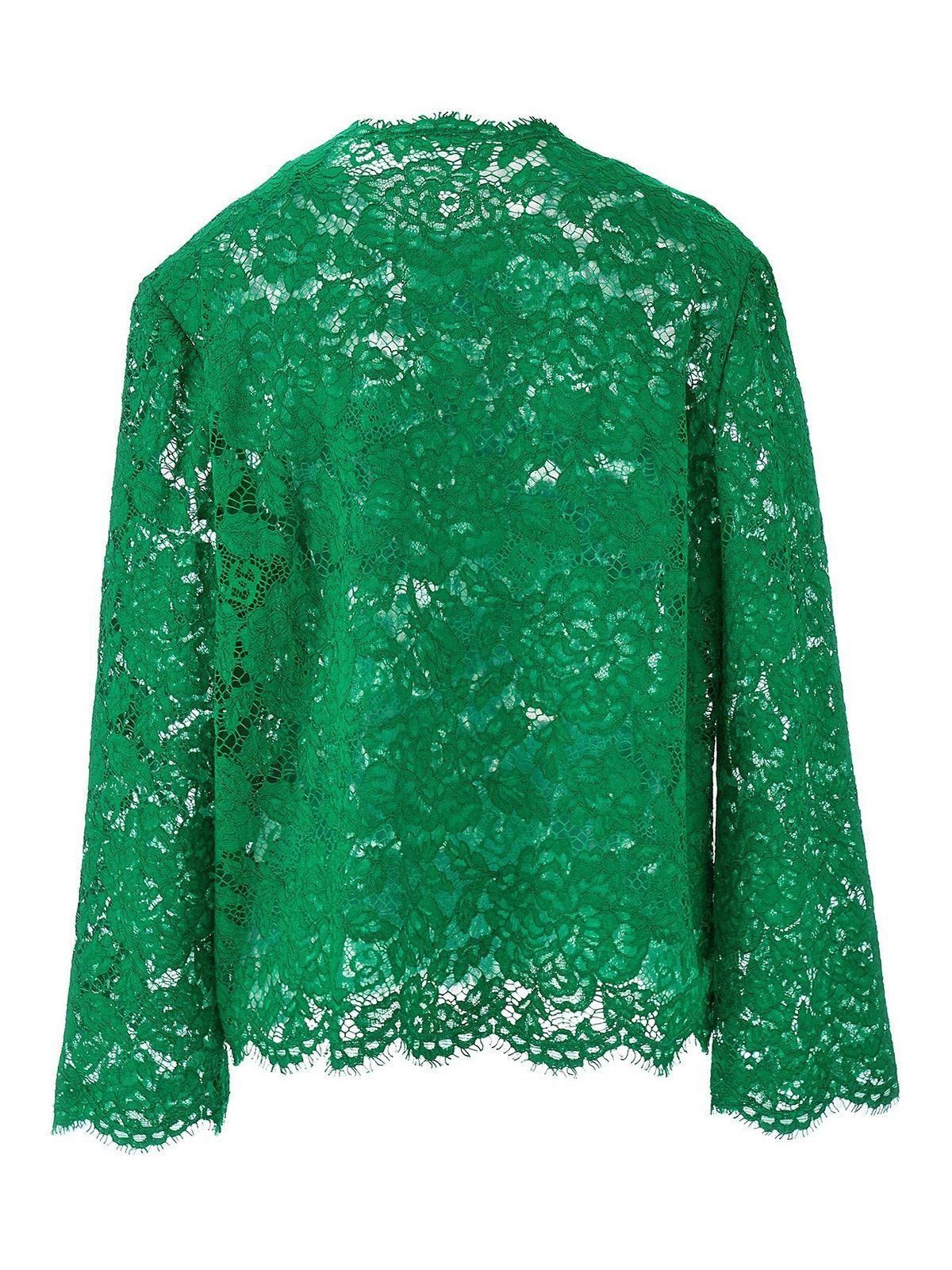 Dolce & Gabbana o1y0825 Blazer in Green Size XS / US 0-2 / IT 36-38 - 2 Thumbnail