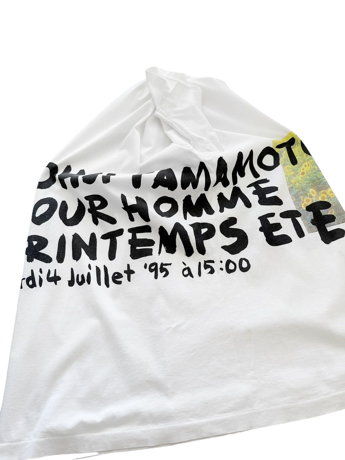 Yohji Yamamoto 1996 Summer Runway Single Wrap Sunflower Shirt Size US M / EU 48-50 / 2 - 5 Thumbnail