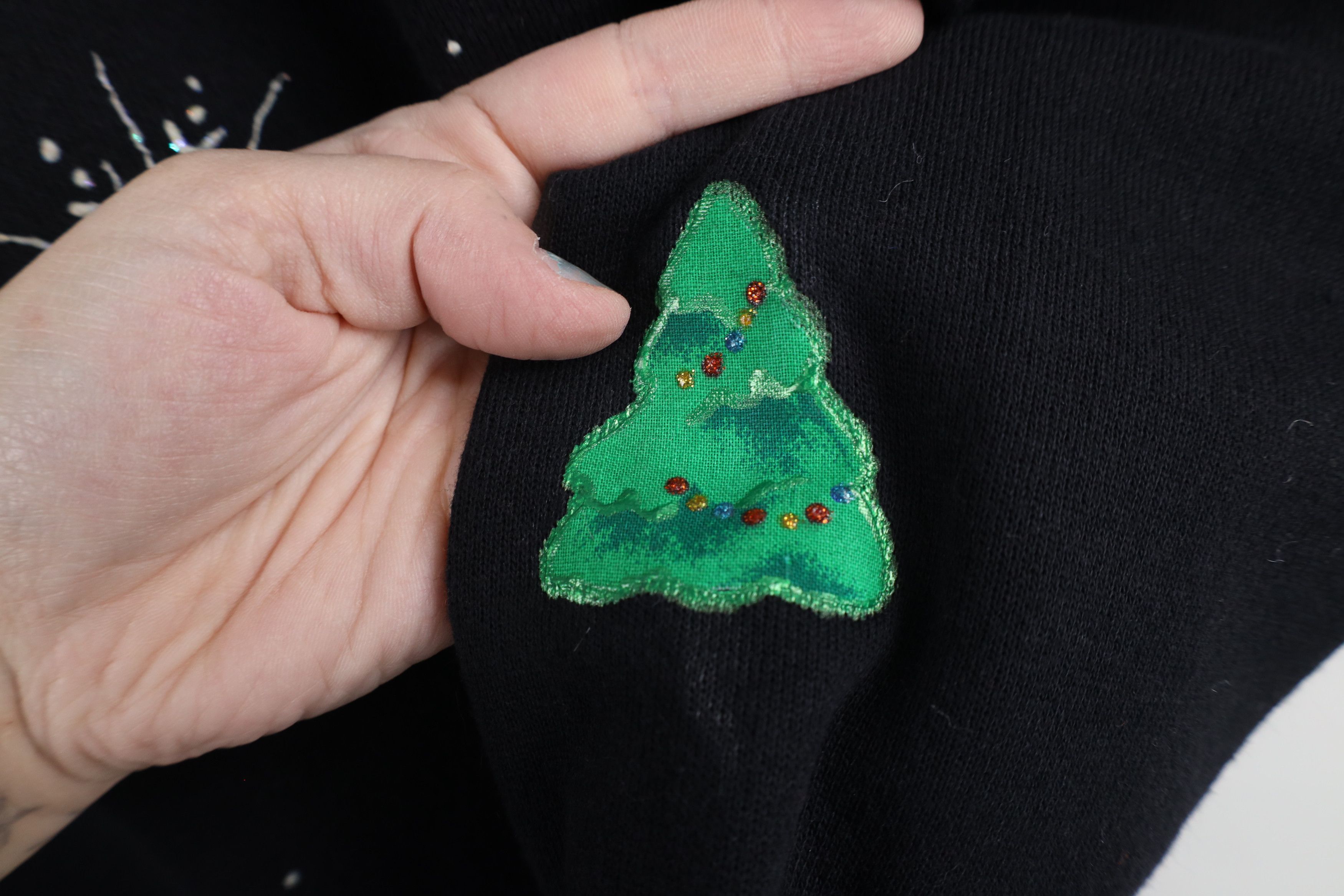 Vintage Vintage 90s Streetwear Puffy Paint Crewneck Sweatshirt USA Size XXL / US 16-18 / IT 52-54 - 6 Thumbnail