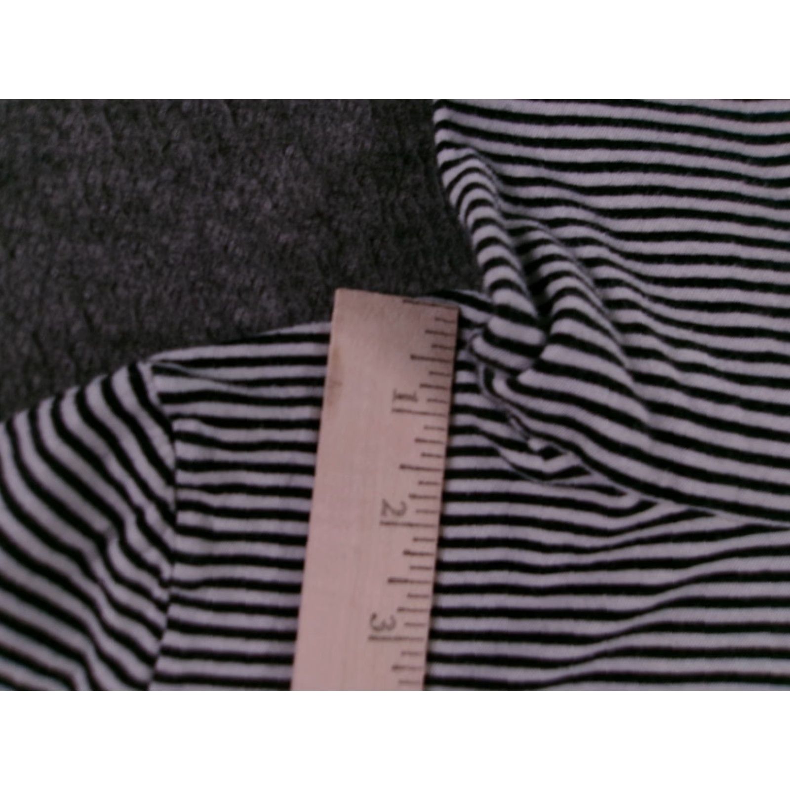 J.Crew J.CREW Turtleneck Womens S Black White Stripe 100% Cotton Slim Fit Long Sleeve Shirt Size S / US 4 / IT 40 - 4 Thumbnail