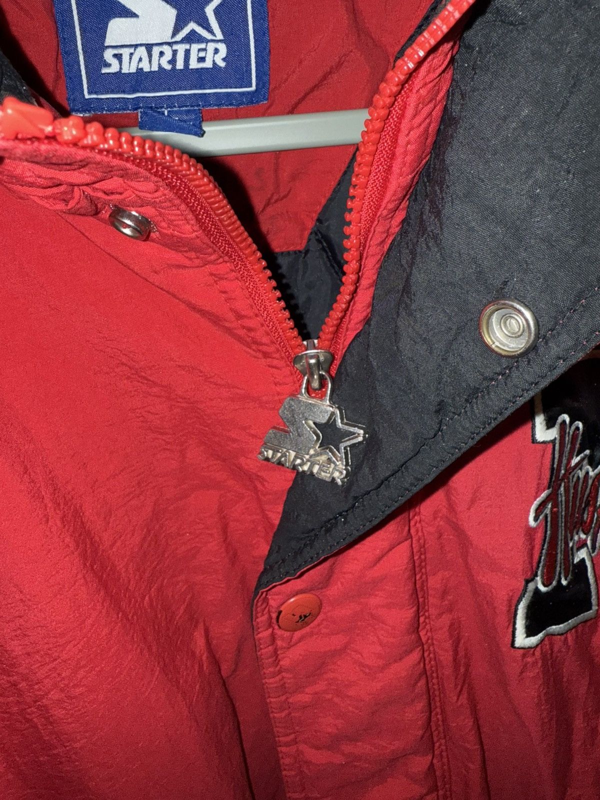 Starter × Vintage Vintage 90s Nebraska Huskers Starter Jacket Size US L / EU 52-54 / 3 - 6 Thumbnail