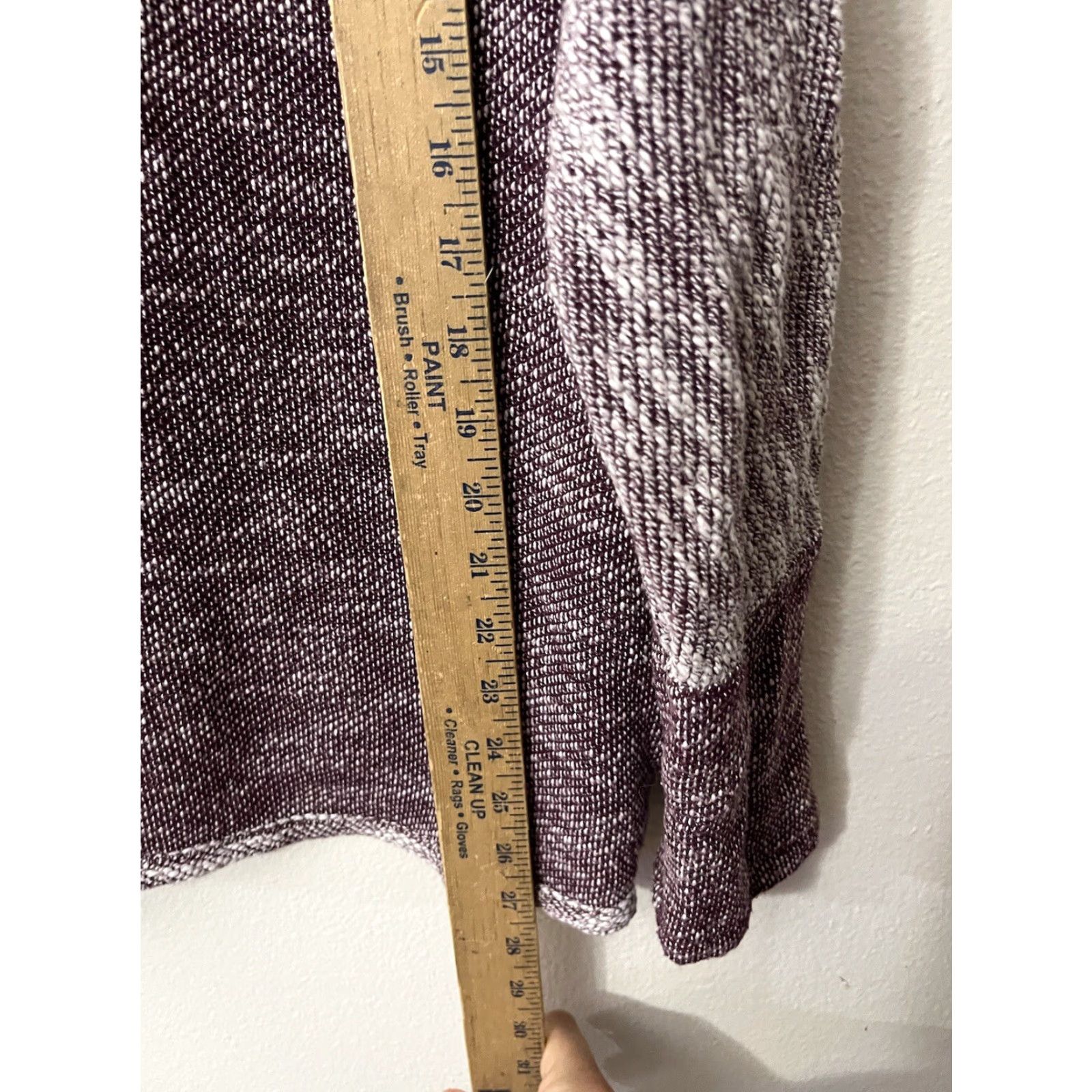 Calvin Klein CALVIN KLEIN Women's Performance Turtleneck Sweater Medium Maroon/ Burgundy Casual Activewear Size M Size M / US 6-8 / IT 42-44 - 4 Thumbnail