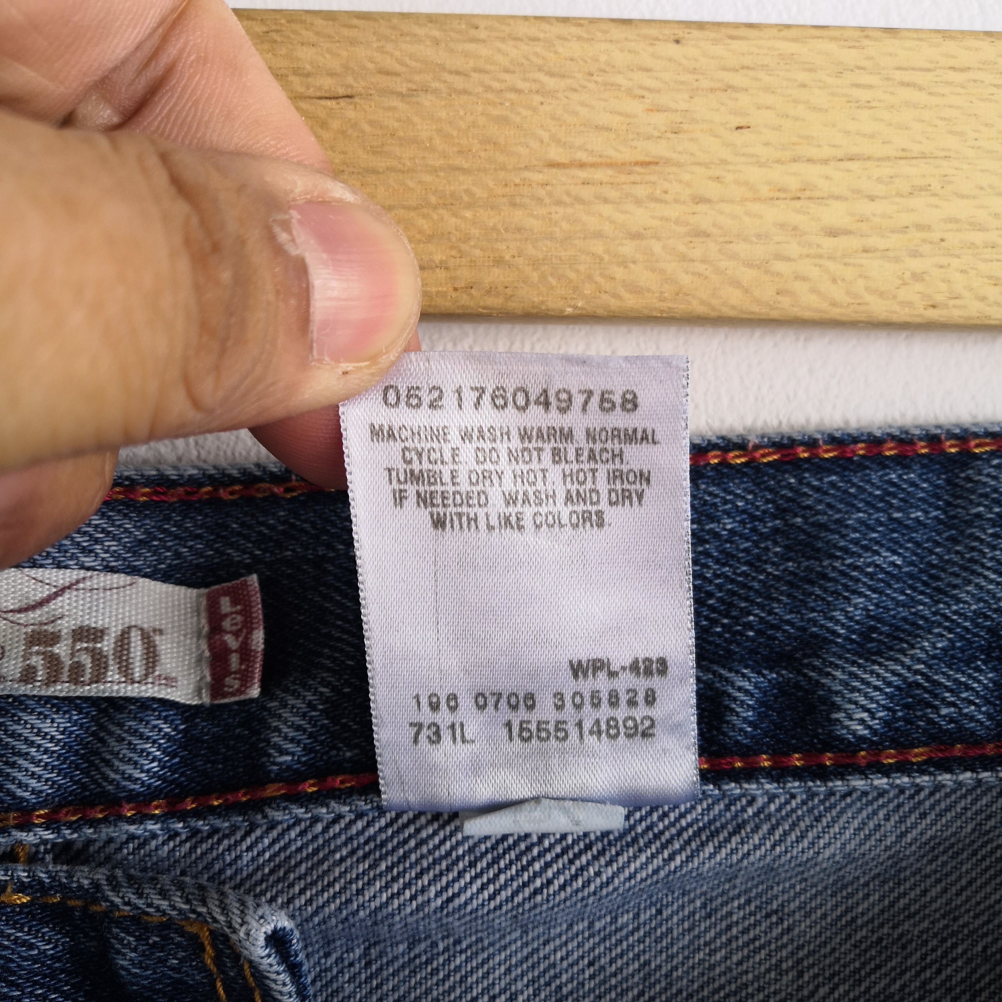 Levi's Vintage Levis 550 Distressed Jeans Levi's Stonewash Denim Size US 30 / EU 46 - 11 Thumbnail