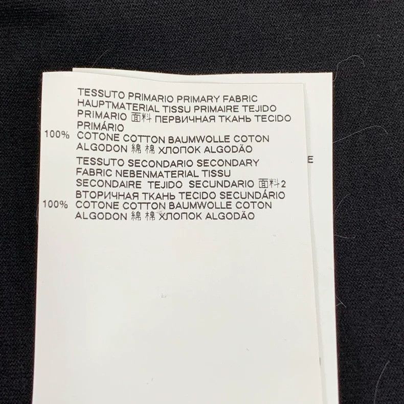 Maison Margiela Maison Margiela Black logo digital letter printed cotton ro Size US S / EU 44-46 / 1 - 8 Thumbnail