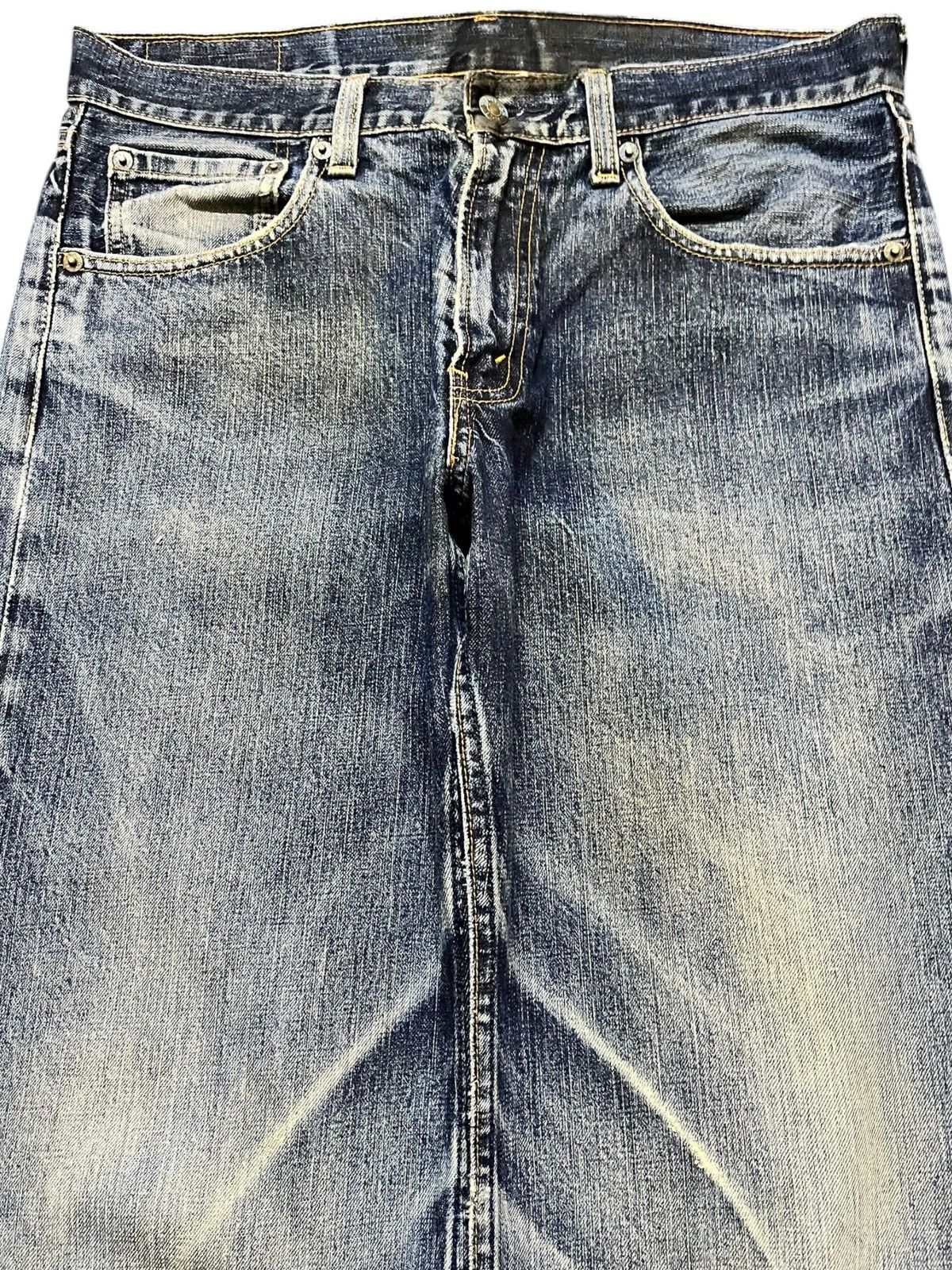 Levi's Vintage Levi’s 503 Faded Grunge Whiskers Denim Size US 33 - 2 Thumbnail