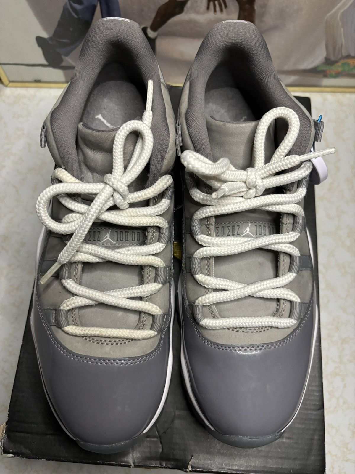 Jordan Brand Air Jordan 11 Retro Low Cool Grey 2018 Size US 10 / EU 43 - 2 Thumbnail