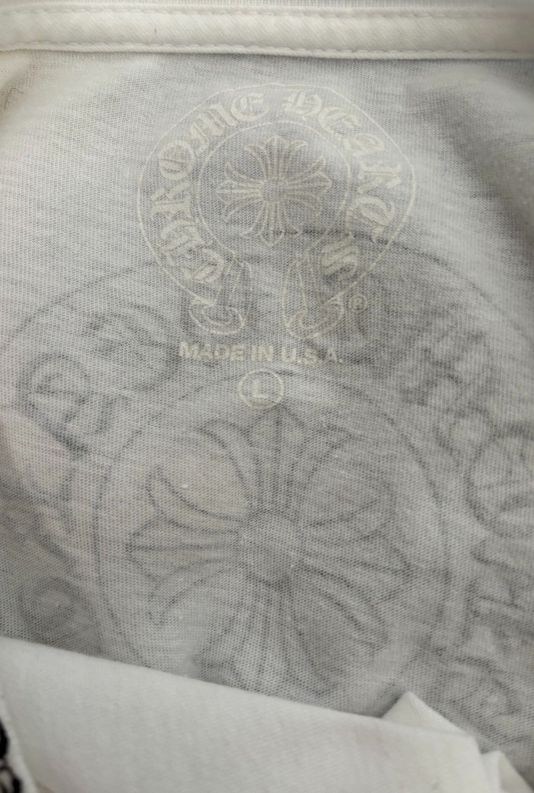 Chrome Hearts Chrome Hearts White Vine Cross Flower Long-Sleeve Hoodie Size US L / EU 52-54 / 3 - 6 Thumbnail