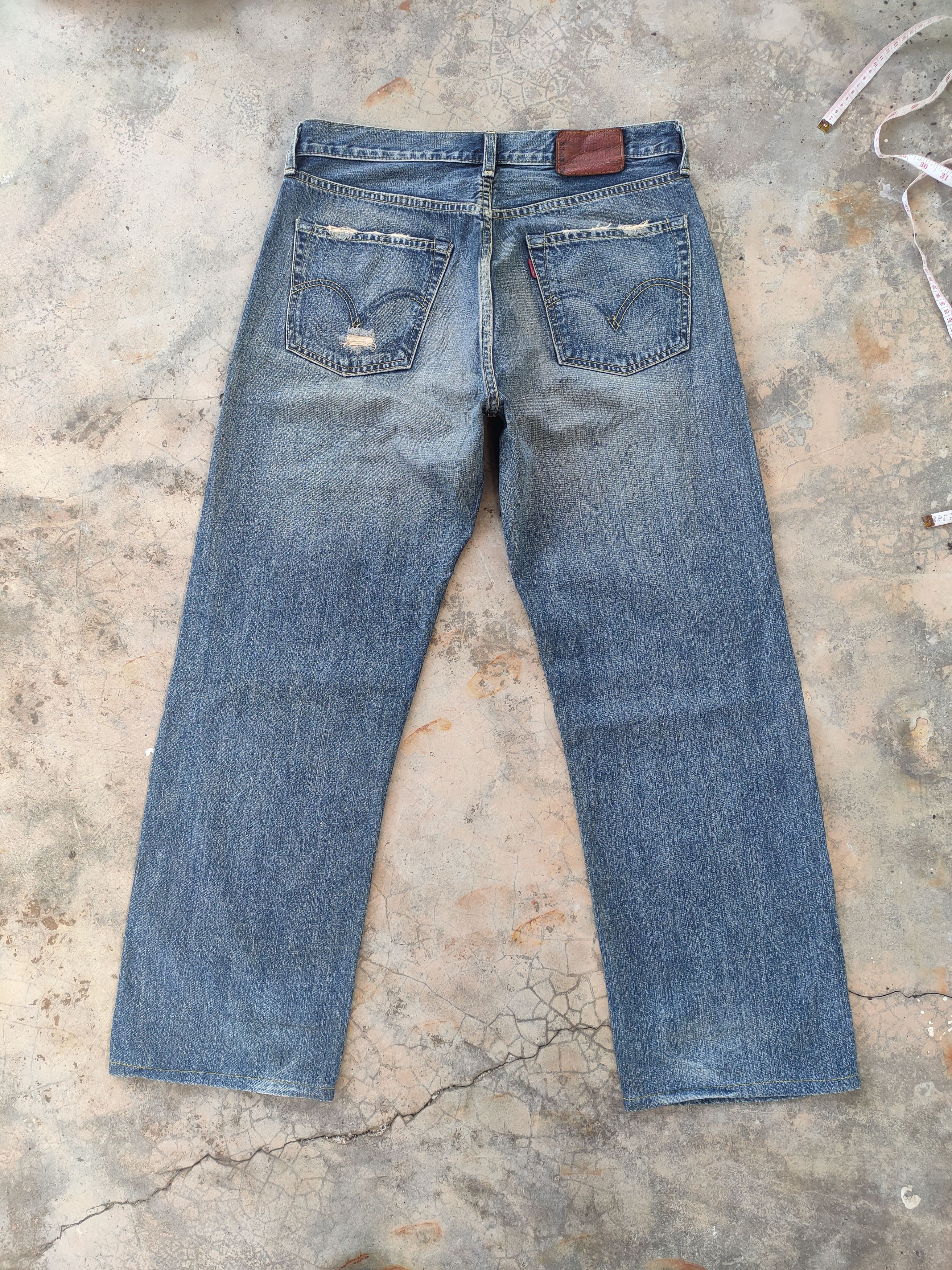 Levi's × Vintage W34 VINTAGE LEVI'S 503 DISTRESSED FADED JEANS DENIM PANTS Size US 34 / EU 50 - 14 Thumbnail