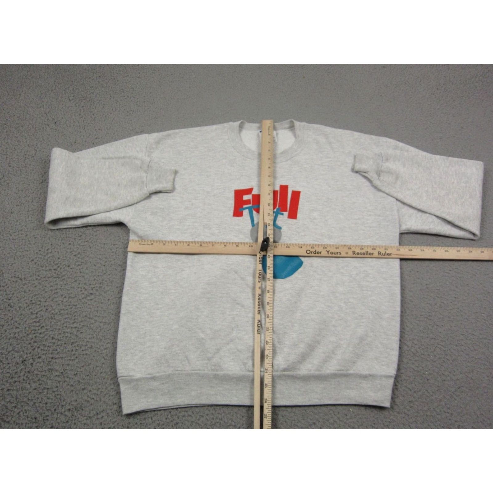 Jerzees VINTAGE Full Tilt Sweatshirt Mens XL Gray Pullover Crewneck USA Made Size US XL / EU 56 / 4 - 7 Thumbnail