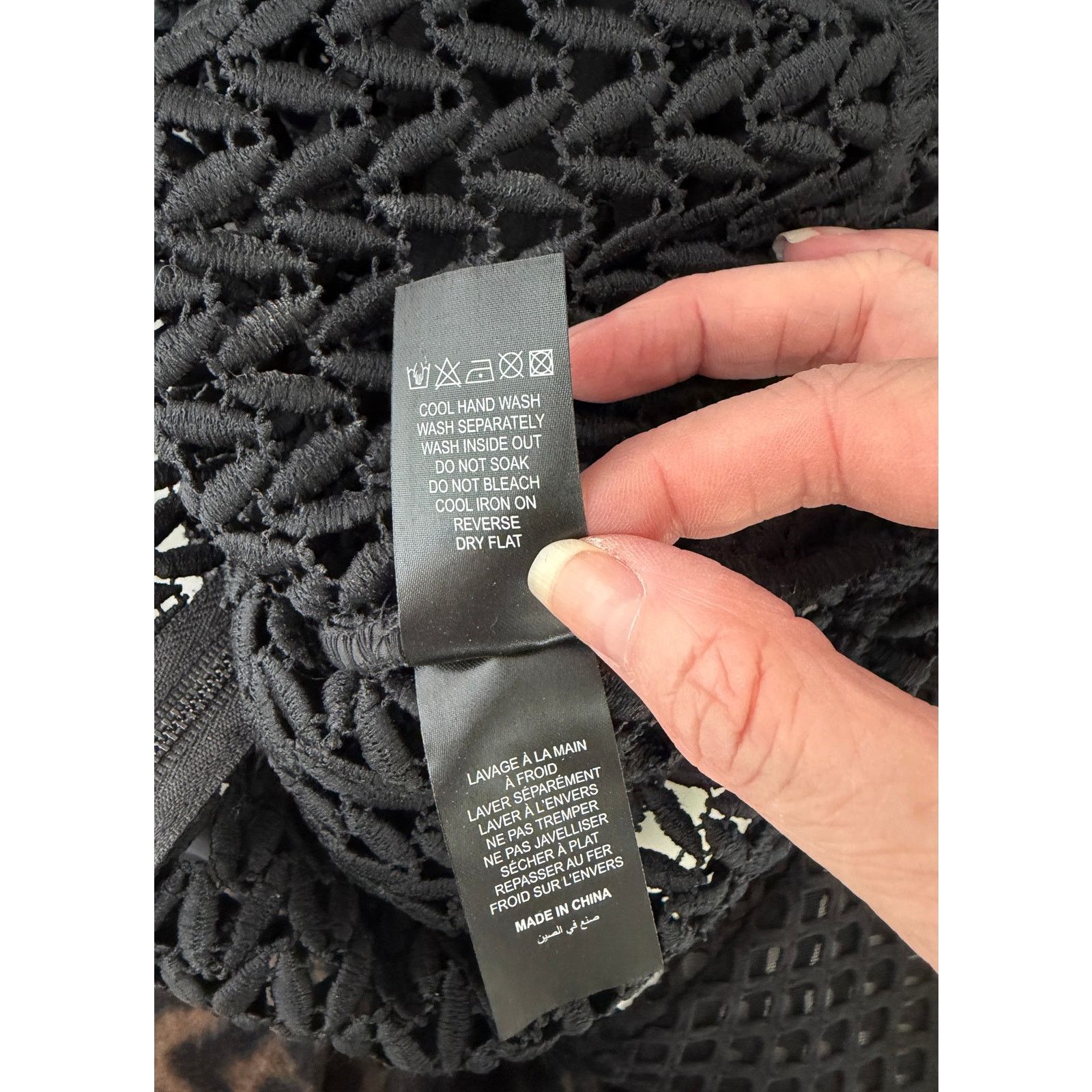 Self-Portrait Self-Portrait Black Purl Knit Cold Shoulder Top US 4 Size S / US 4 / IT 40 - 13 Thumbnail