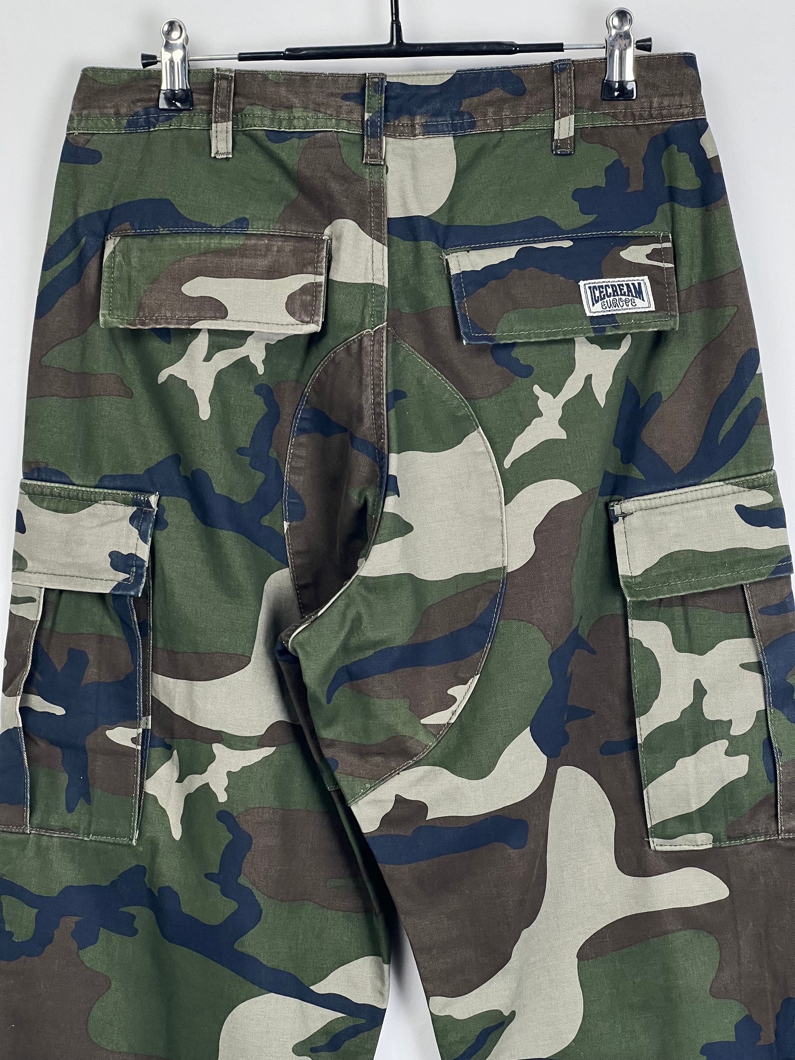 Icecream UNWORN* Icecream Running Dog Camo Cargo Pants Camo Size US 30 / EU 46 - 10 Thumbnail