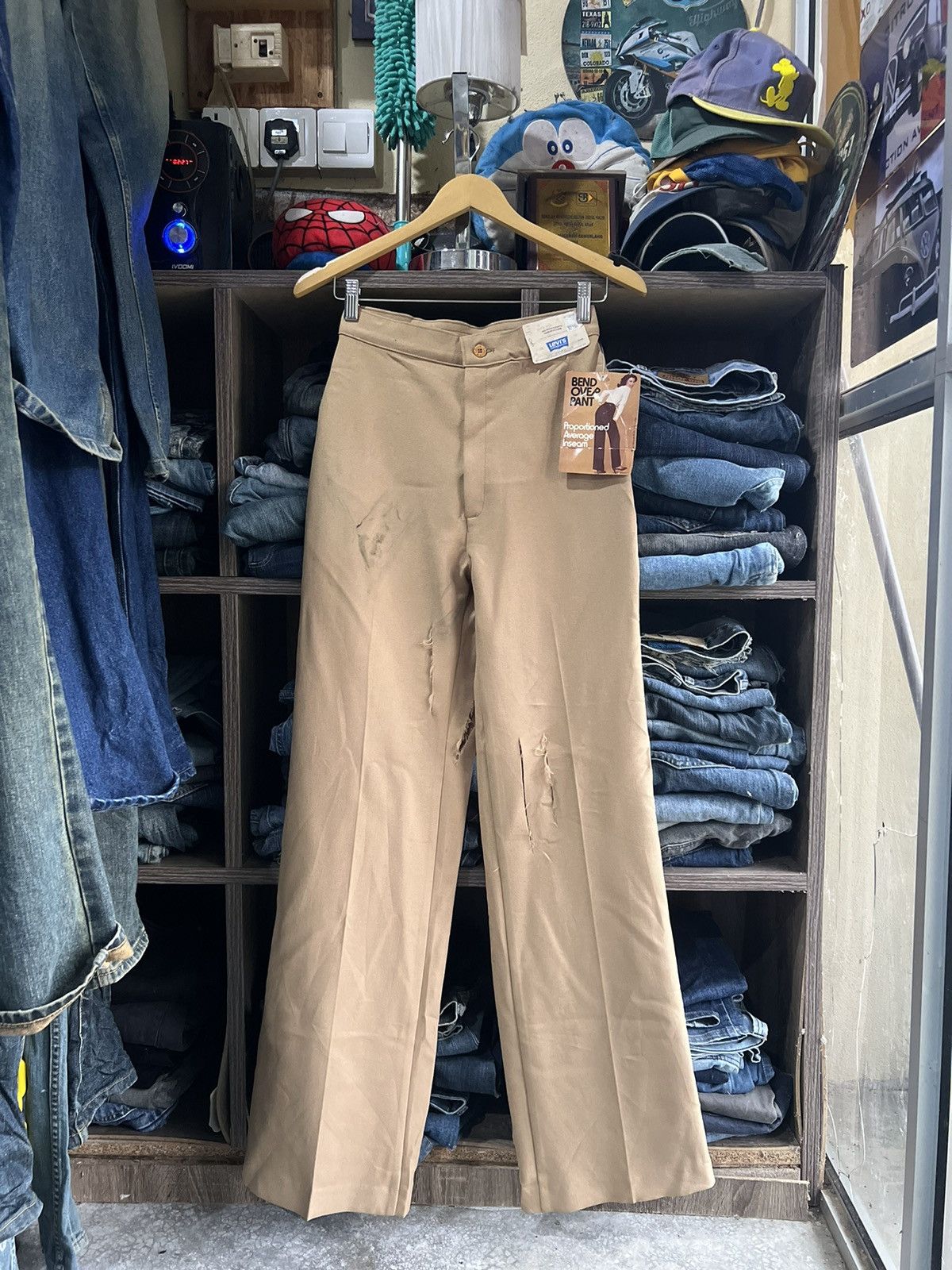 Levi's Vintage Clothing 🔥Very Rare Vintage 70s Levis Bend Over Pant Size 26" / US 2 / IT 38 - 1 Thumbnail