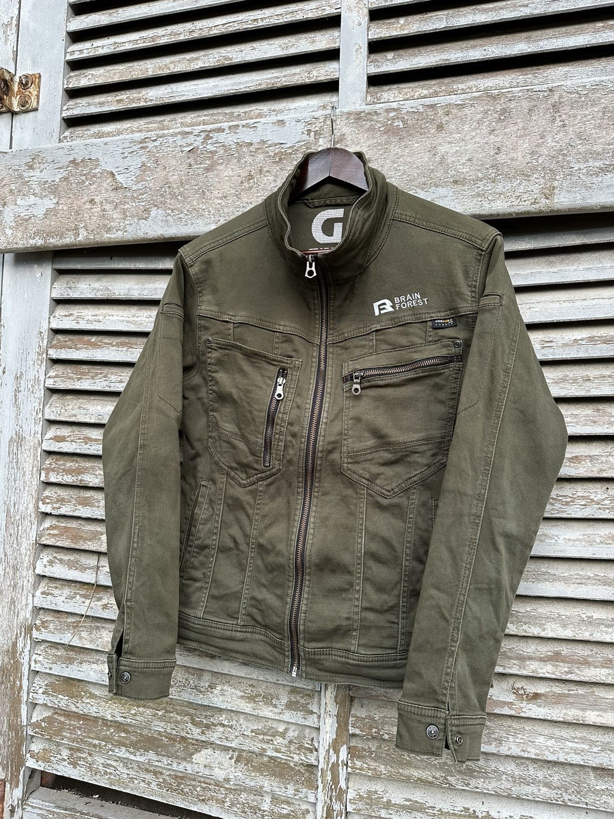 Japanese Brand 👹Grancisco X Cordura Detroit Style Military Green Jacket Size US S / EU 44-46 / 1 - 6 Thumbnail