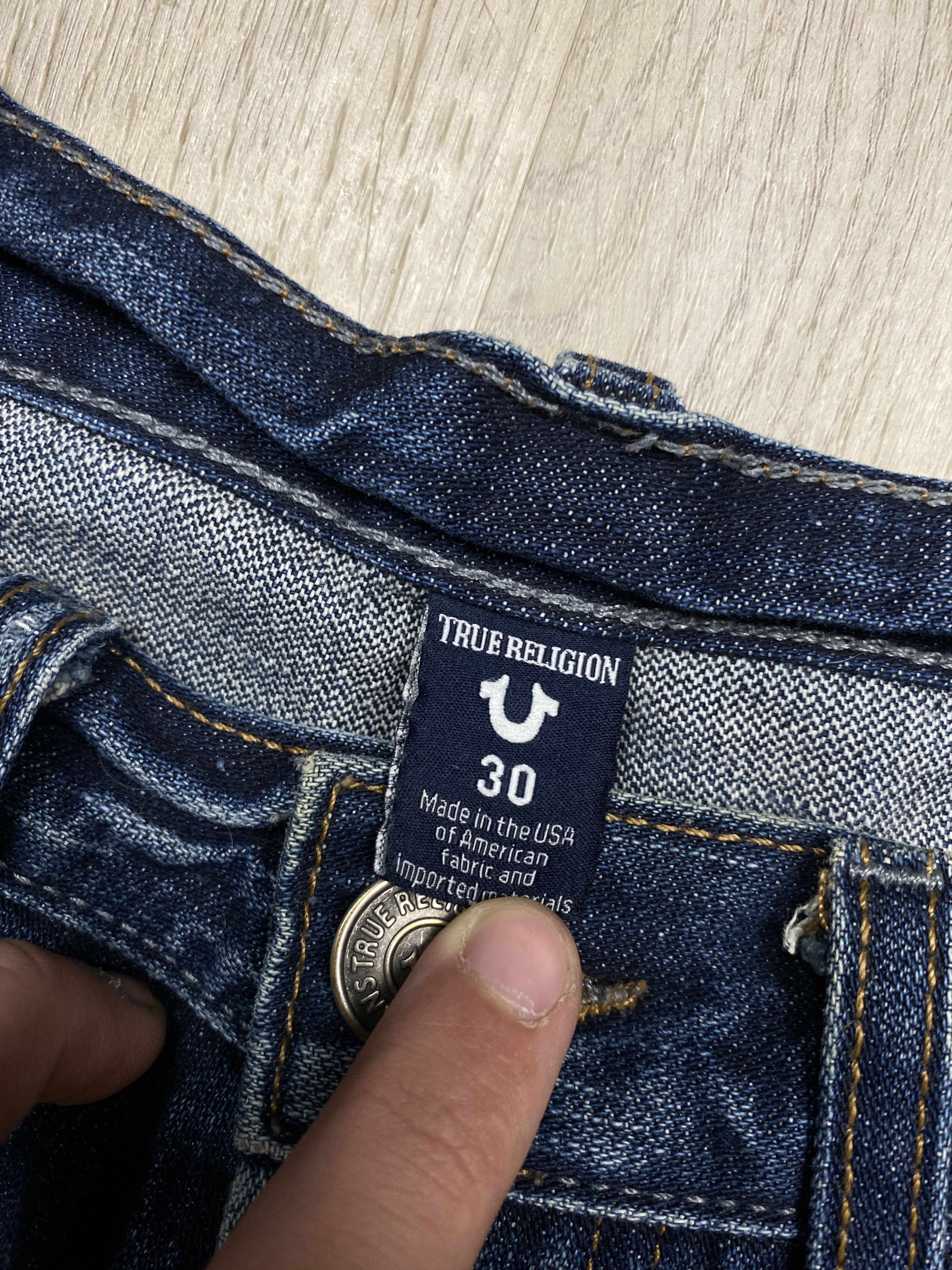 True Religion True Religion Vintage Mens Denim Pants Y2K Jeans Size US 30 / EU 46 - 5 Thumbnail