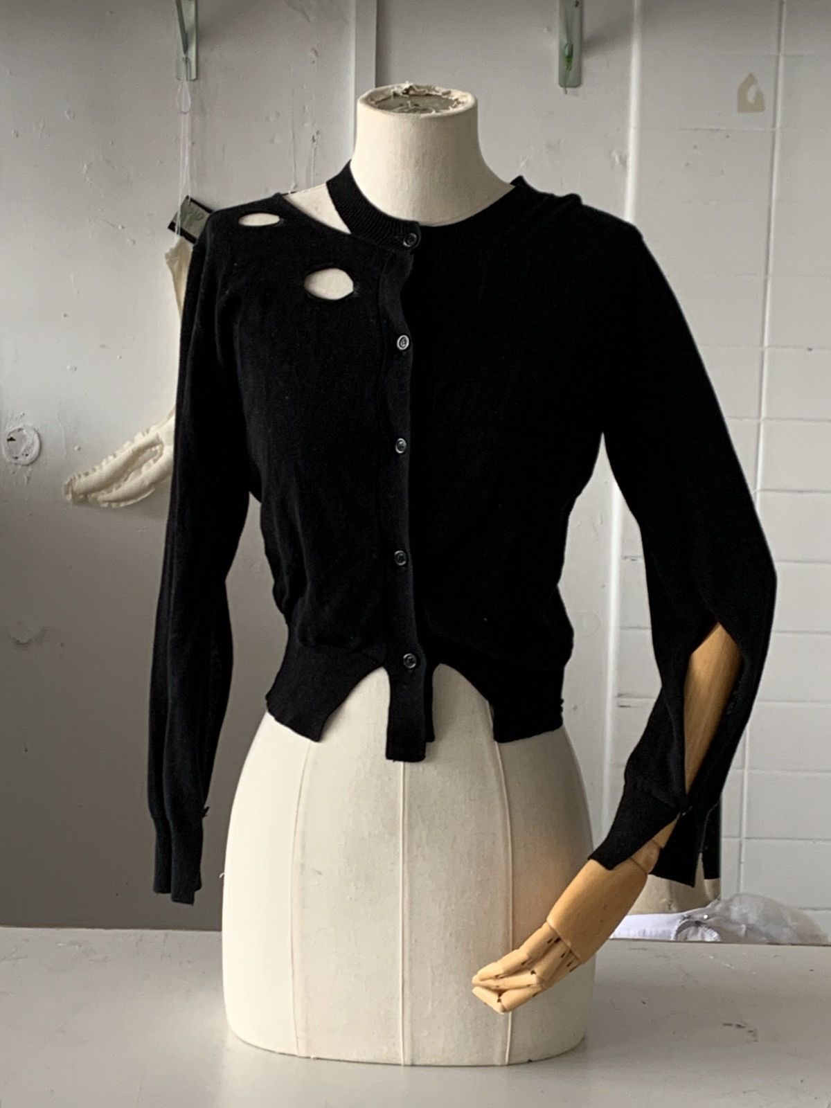 Limi Feu Limi Feu Black Cardigan Size S / US 4 / IT 40 - 1 Thumbnail