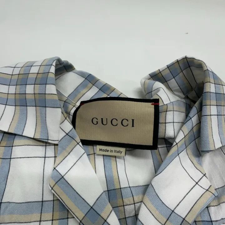 Gucci Gucci Gucci Love Parade Plaid Short Sleeve Shirt -2506 Size US M / EU 48-50 / 2 - 5 Thumbnail