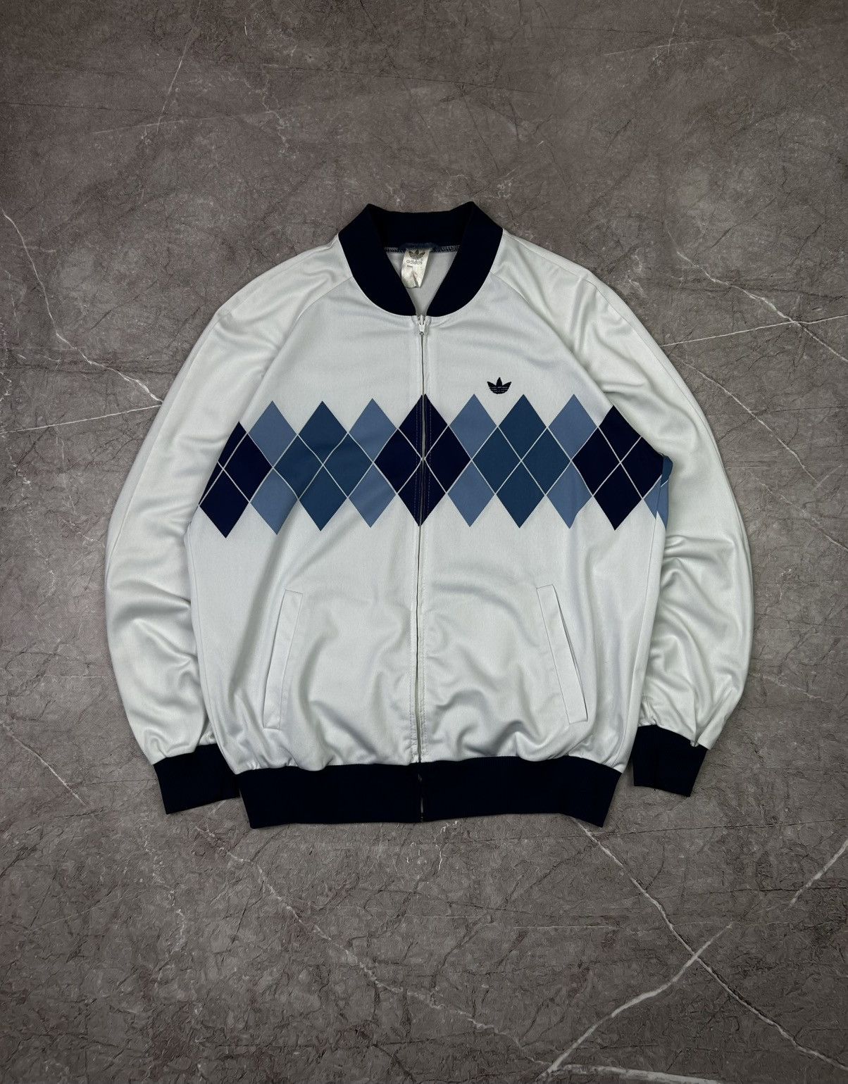 70's 80's Adidas Ventex Austria Vintage Track Bomber Jacket