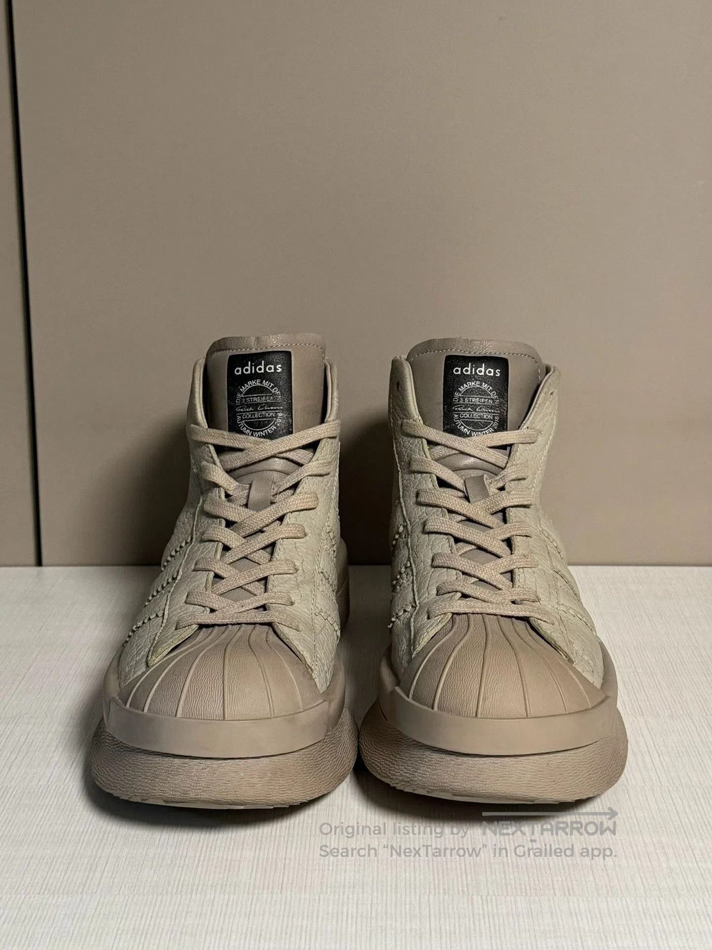 Rick Owens rick owens adidas thick sole sneakers. Size US 10 / EU 43 - 2 Thumbnail