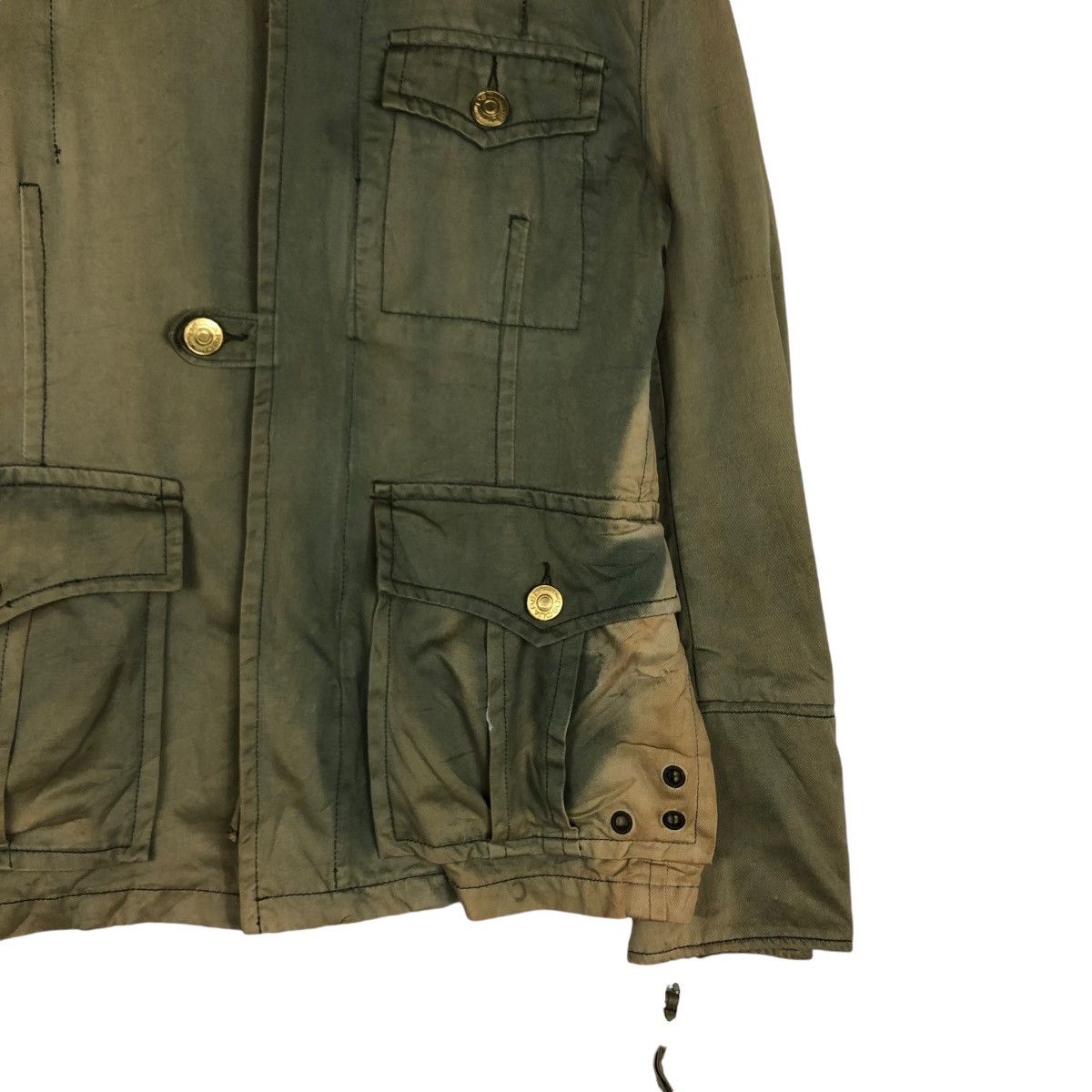 Japanese Brand 🔥VINTAGE CHORE BIKER JACKET DSQUARED2 ACID RUSTY DESIGN Size US S / EU 44-46 / 1 - 7 Thumbnail