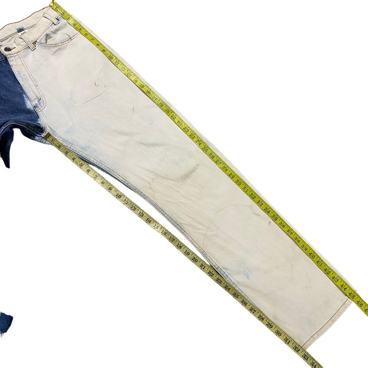 Levi's Vintage 90s Levis 505 Regular Fit Straight Leg Jeans Bleach Size US 33 - 22 Thumbnail