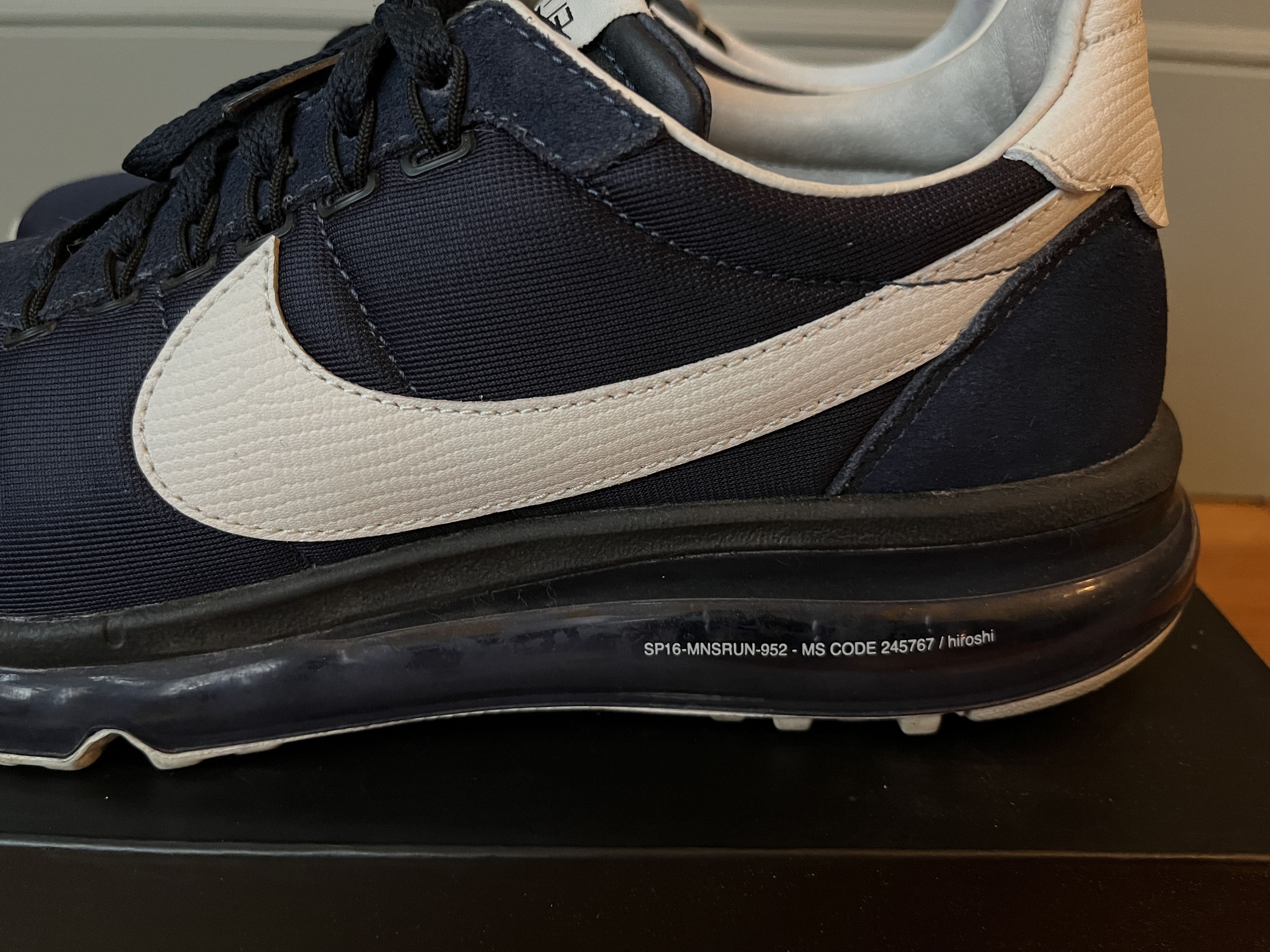 Fragment Design × Nike Nike Max LD-Zero HTM, navy blue, size: 8UK/9US Size US 9 / EU 42 - 5 Thumbnail