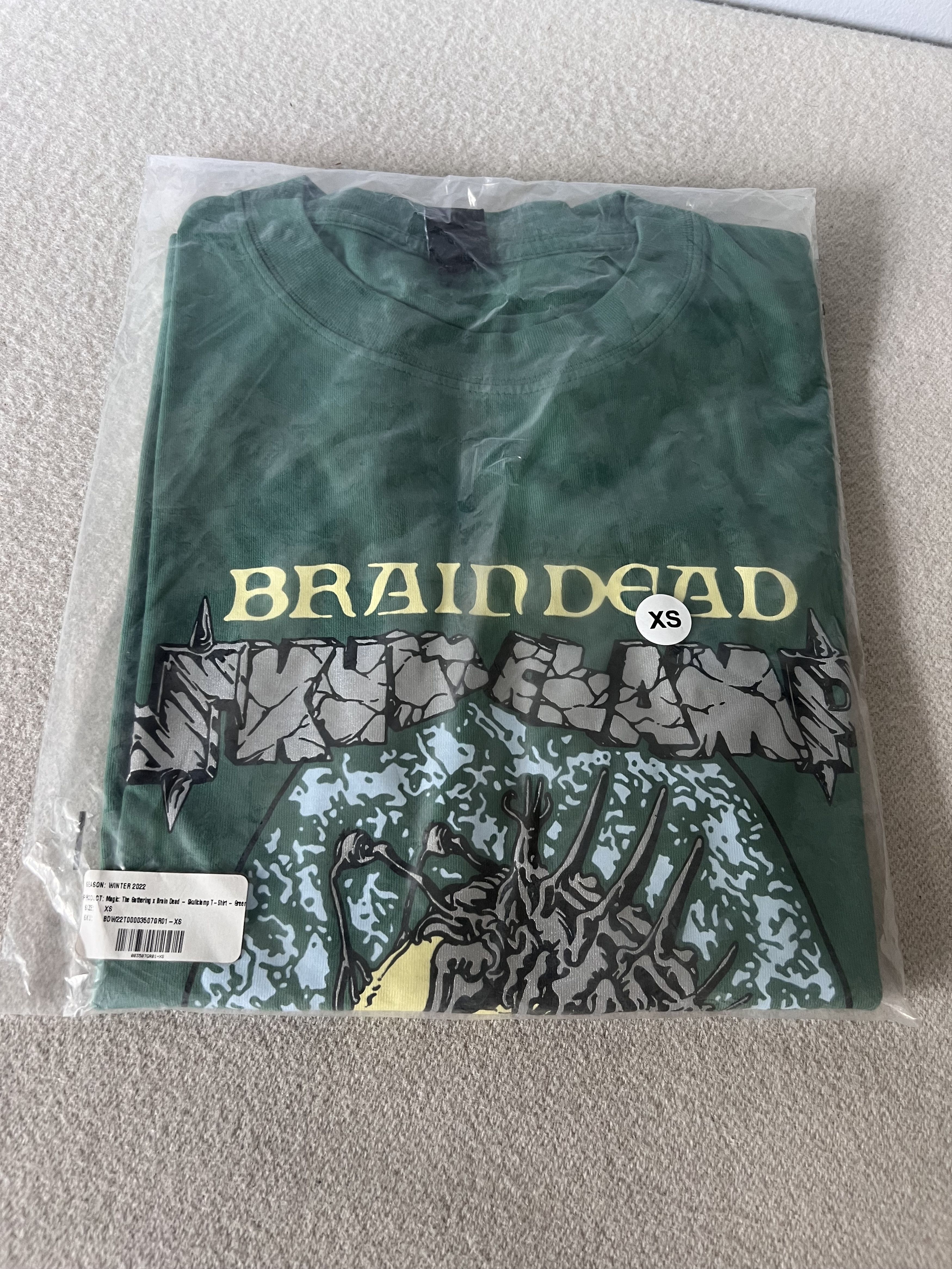 Brain Dead Brain Dead Magic The Gathering Skullclamp Tee in Green Size US XS / EU 42 / 0 - 2 Thumbnail