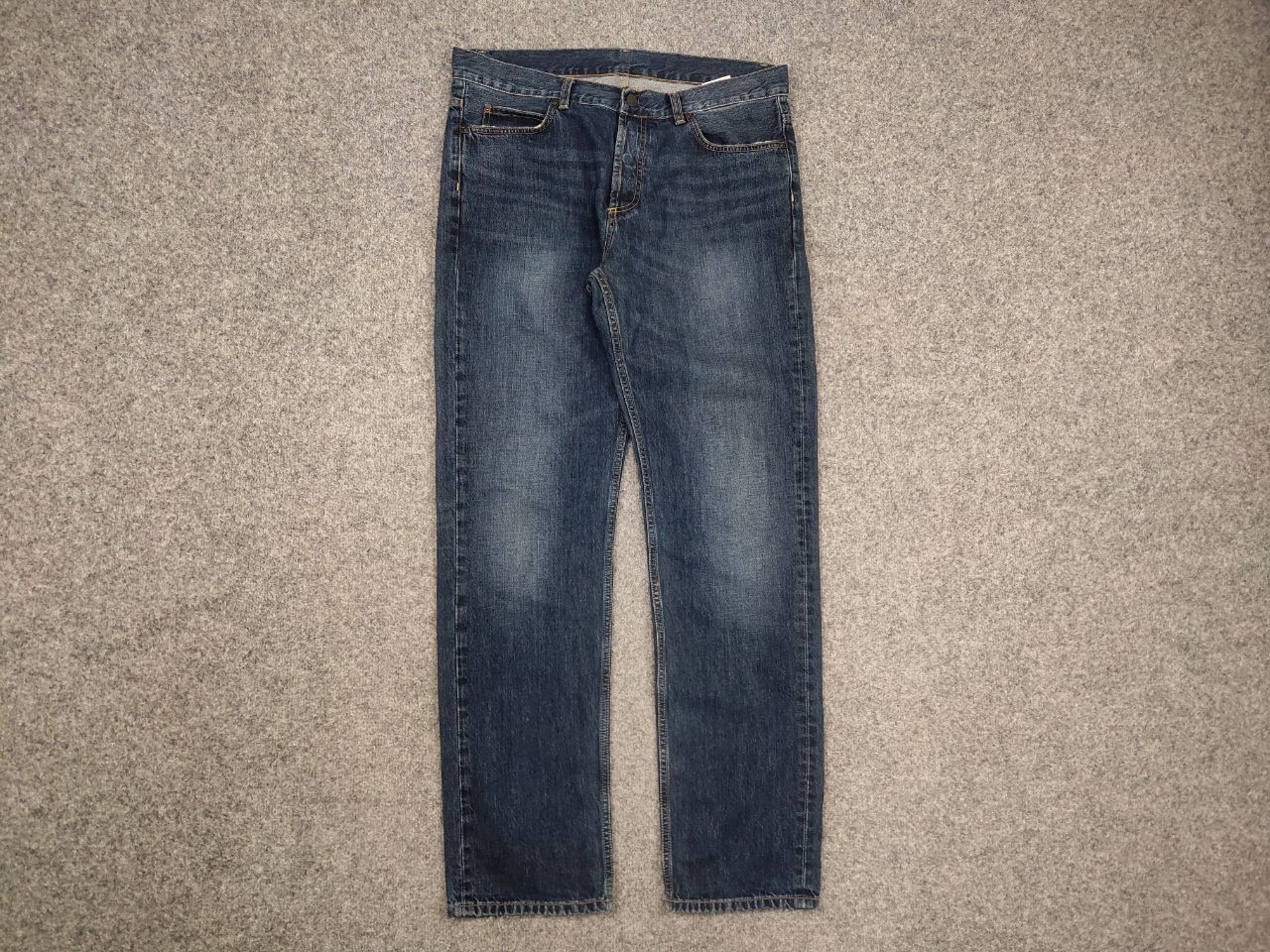 Carhartt Carhartt Texas pants Faded denim Vintage USA straight Style Size US 33 - 2 Thumbnail