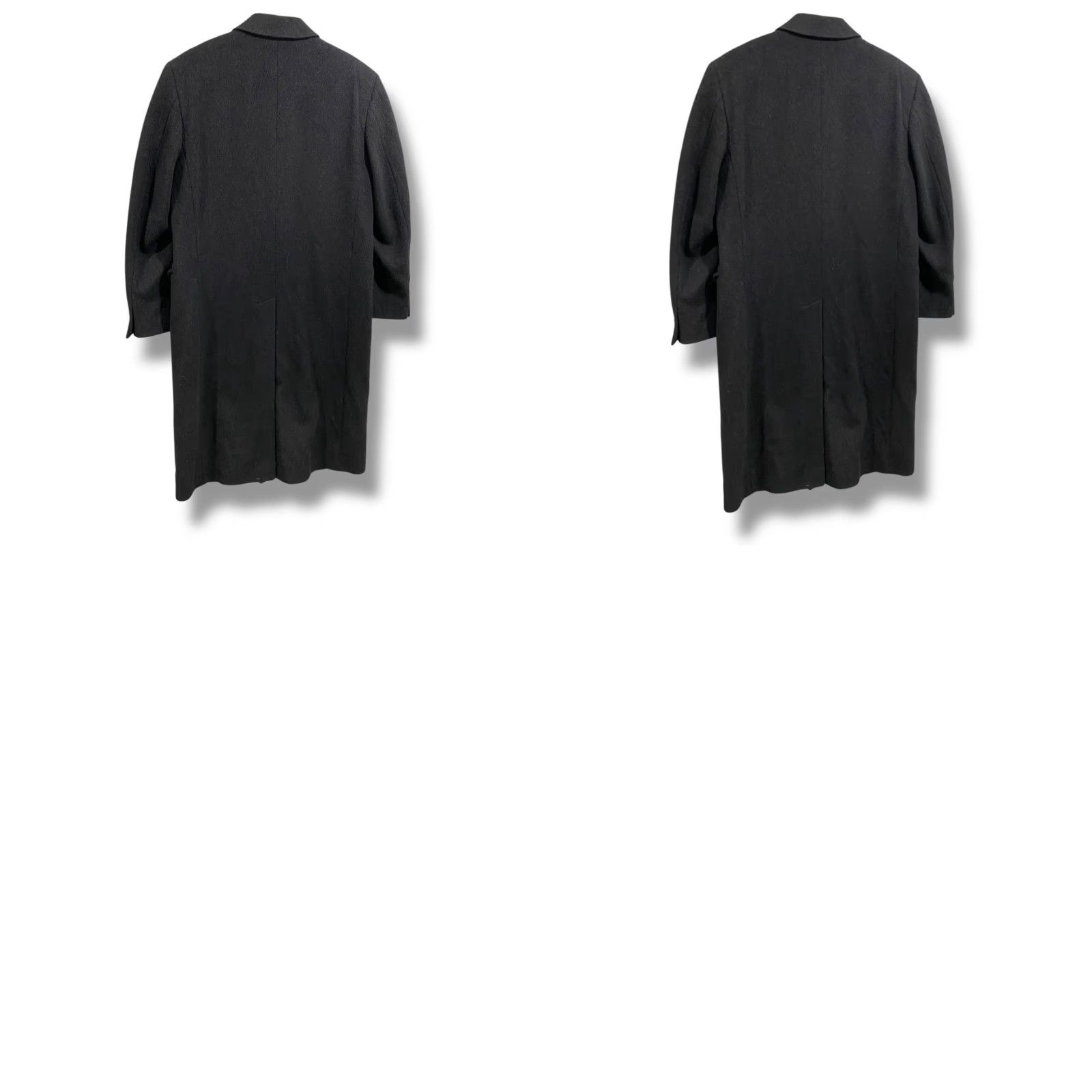 Vintage VINTAGE Silver Cloud Overcoat Mens Size 38R Black Cashmere Blend Size US XXS / EU 40 - 8 Thumbnail