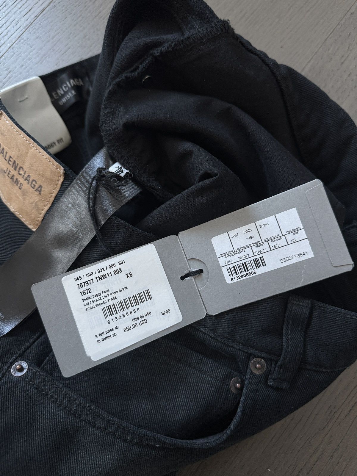 Balenciaga Balenciaga Sticker Baggy Pants Size US 30 / EU 46 - 5 Thumbnail