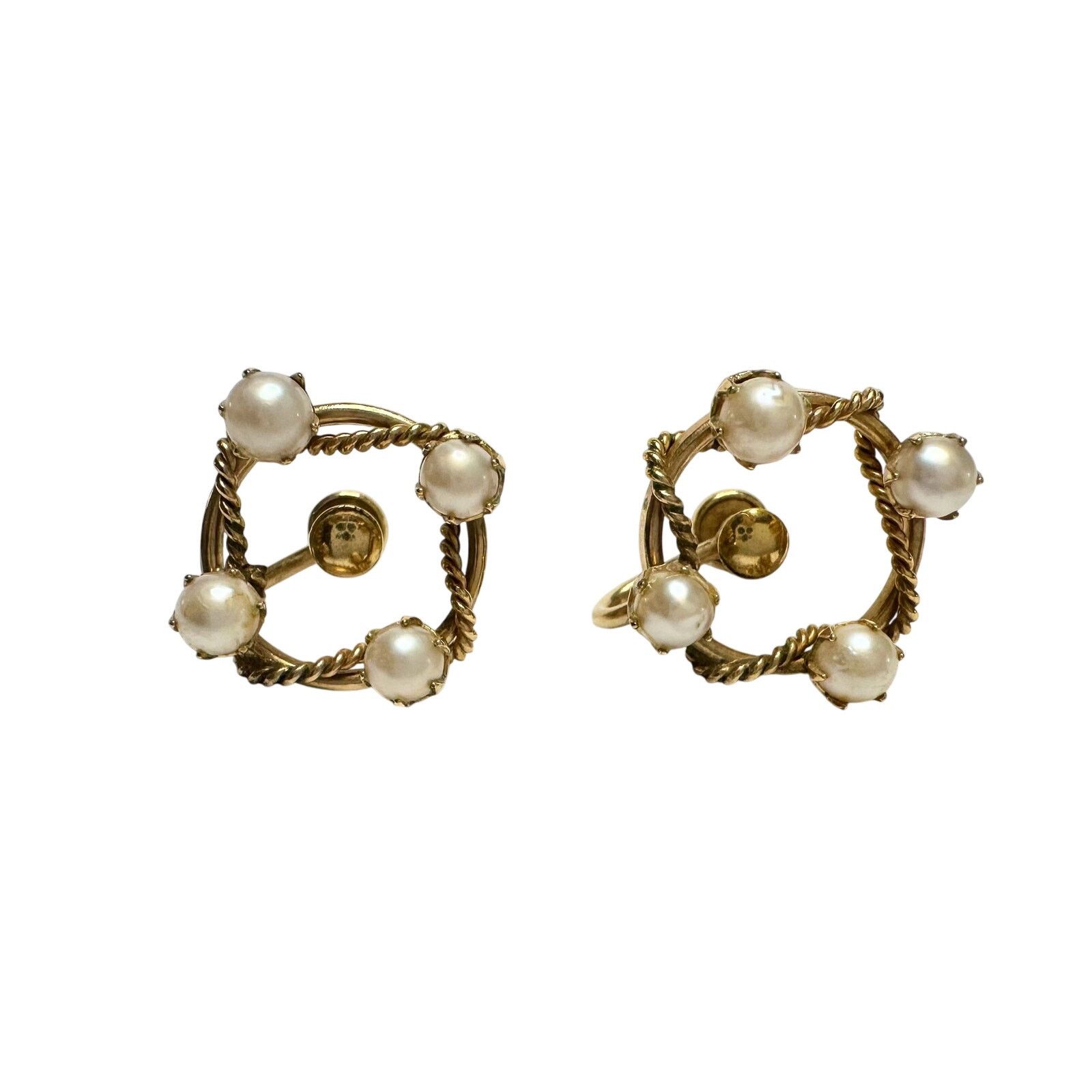 Other 1950's Henry Griffith & Sons Gold Filled Screw back Earrings Size ONE SIZE - 2 Thumbnail