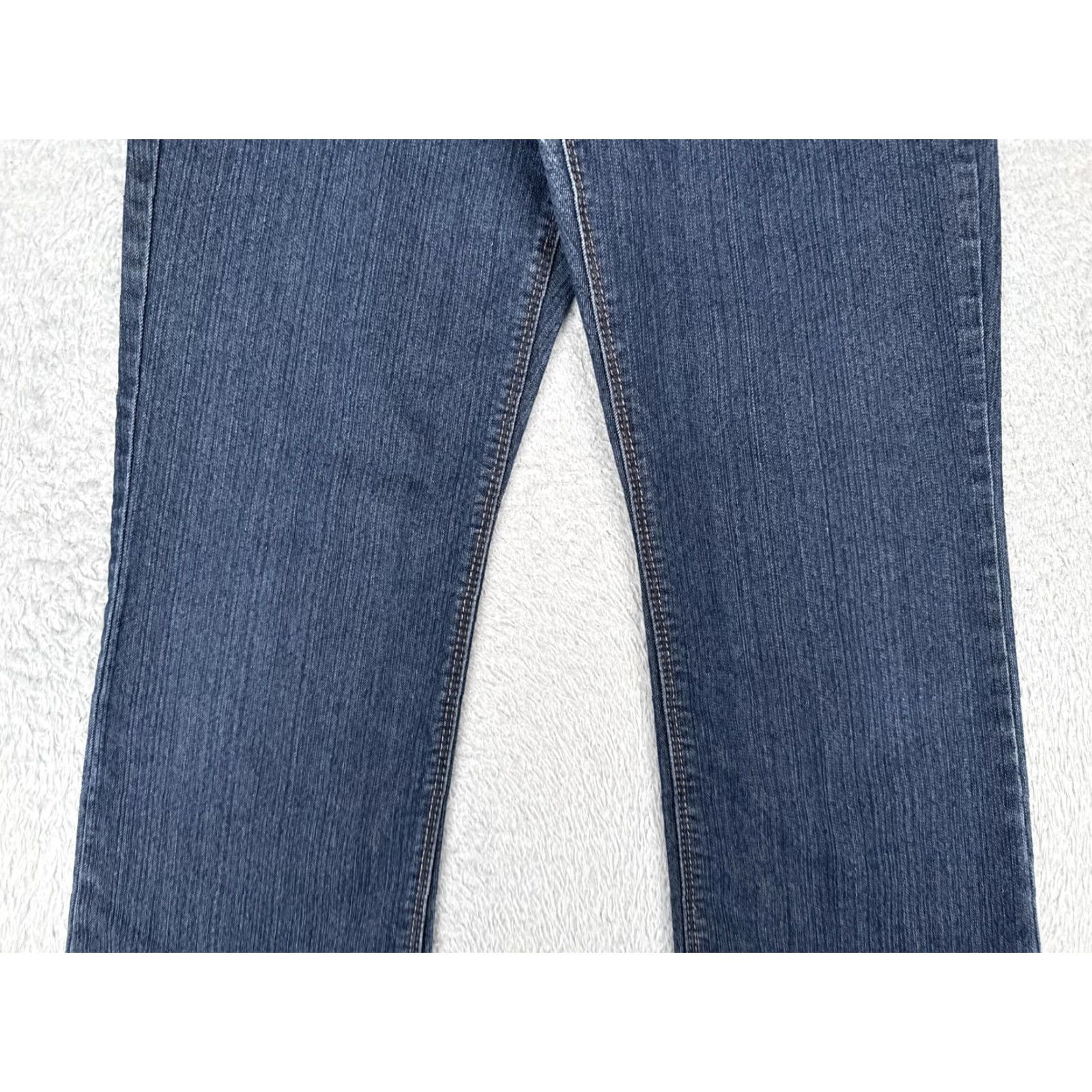 Basic Editions Basic Editions Jeans Women 10 Short Blue Bootcut High Stretch Denim Casual Bootscut? Size 32" / US 10 / IT 46 - 3 Thumbnail