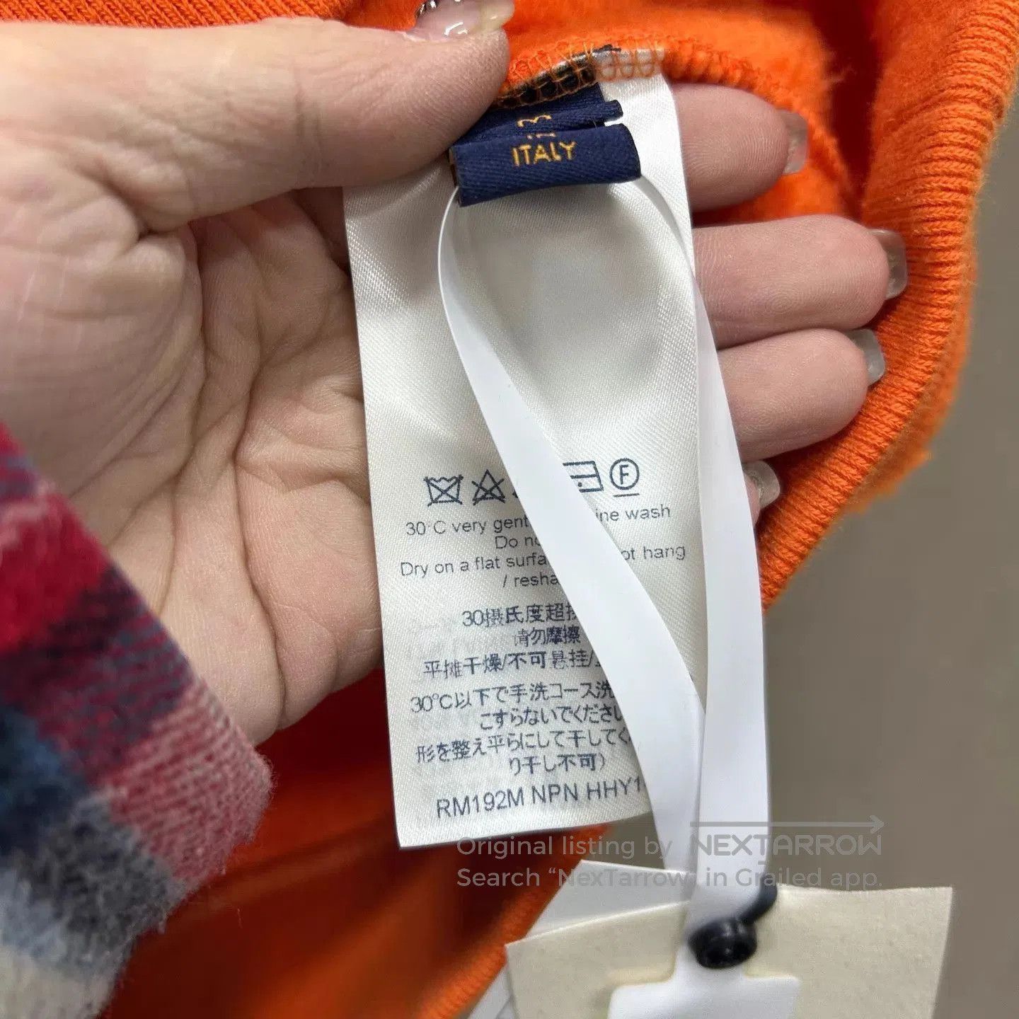 Louis Vuitton Orange Patterned Long Sleeve Sweatshirt. Size US M / EU 48-50 / 2 - 4 Thumbnail