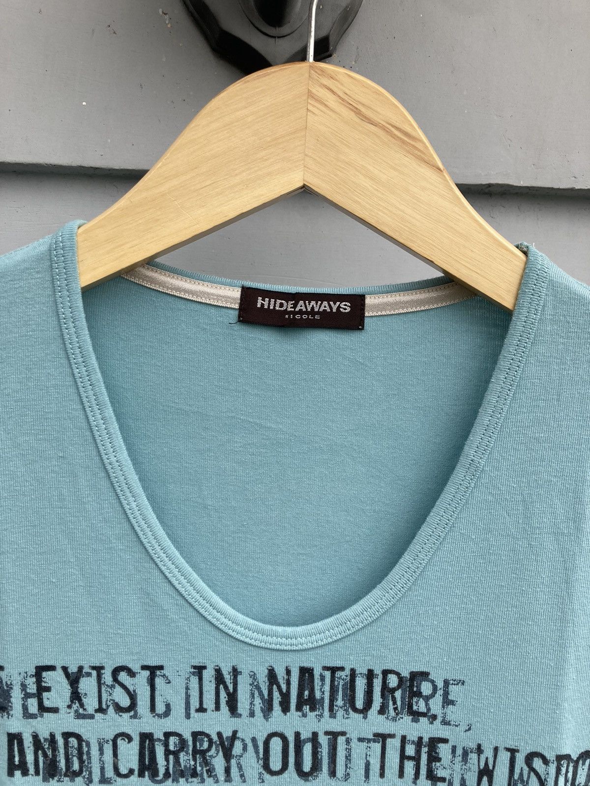 Japanese Brand Hideaways Nicole Real Japanese Brand Classic Poem Tshirt Size US S / EU 44-46 / 1 - 2 Thumbnail