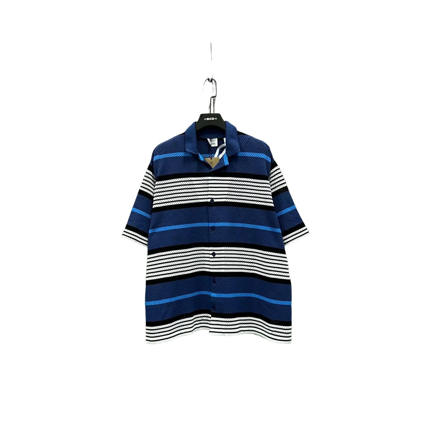 Burberry Burberry Striped Mesh Short Sleeve Shirt XS Size US XS / EU 42 / 0 - 1 Thumbnail