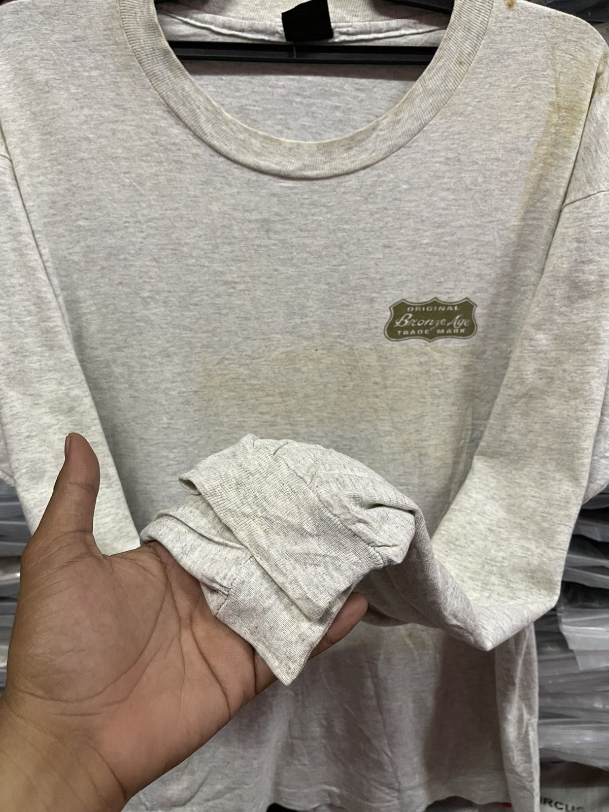 Vintage Vintage 90s Bronze Age Very Rare🔥🔥🔥 Size US L / EU 52-54 / 3 - 7 Thumbnail