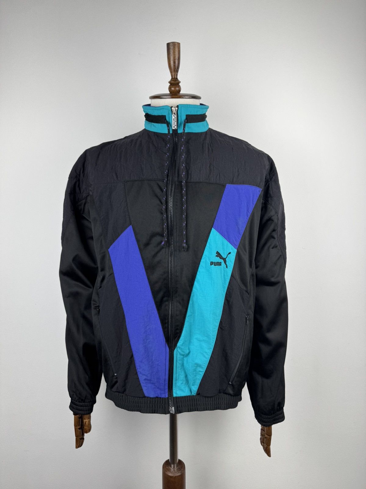Puma × Vintage Puma Sportswear Retro Track Top Oversized Jacket size 42 Size US XL / EU 56 / 4 - 1 Thumbnail