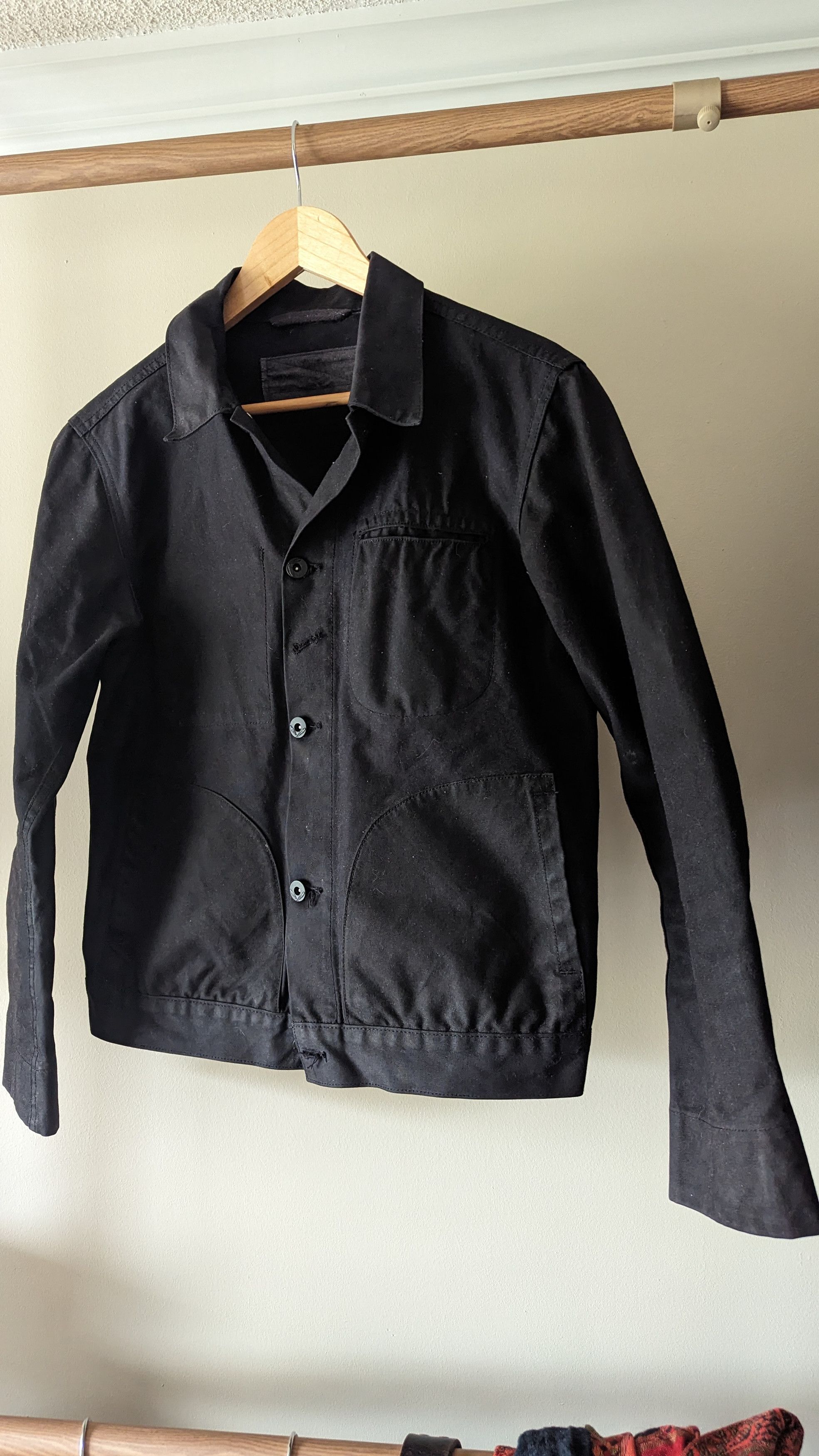 Supply jacket tag medium dyed black