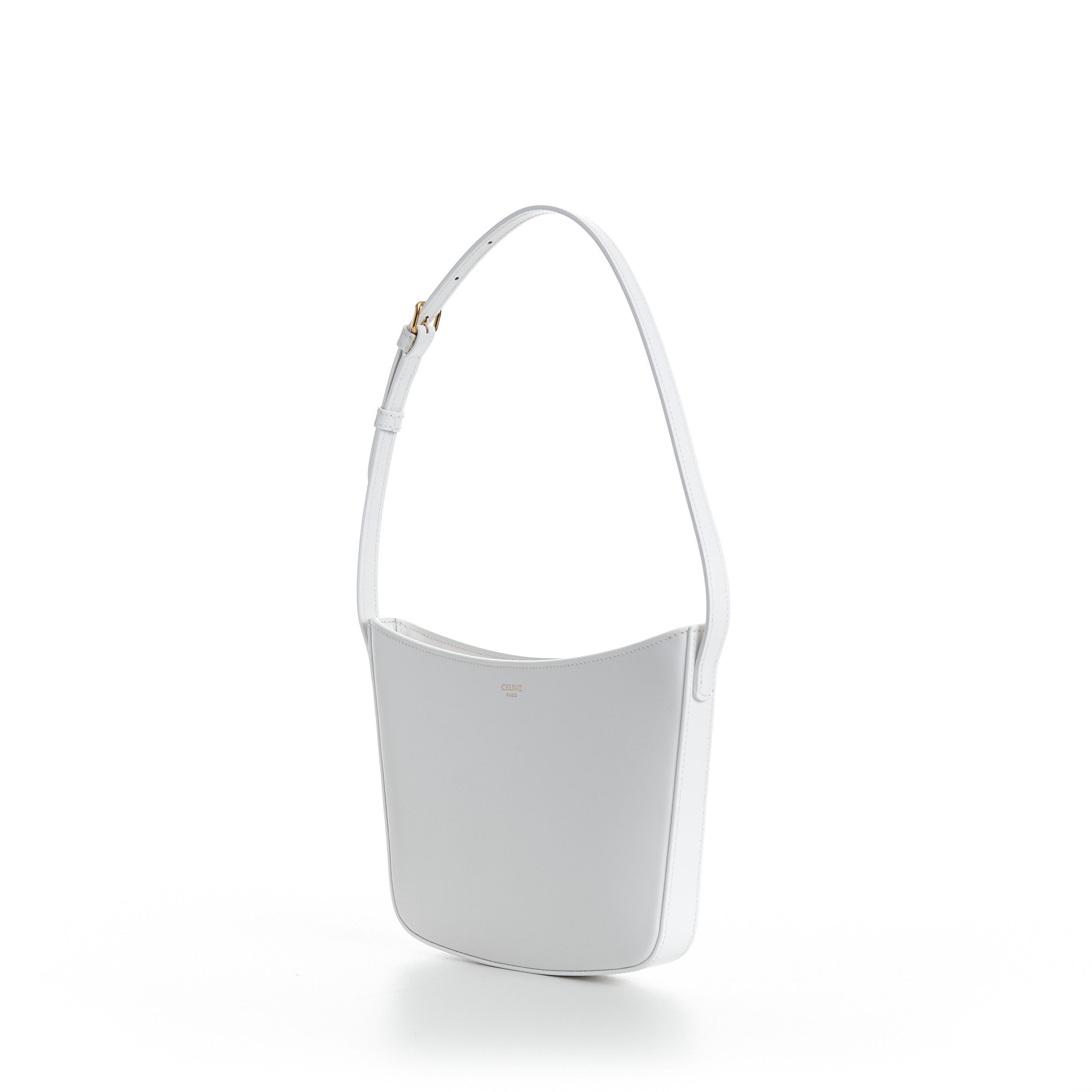 Celine Medium Celine Croque Bag - Arctic White Shiny Calfskin Size ONE SIZE - 2 Thumbnail