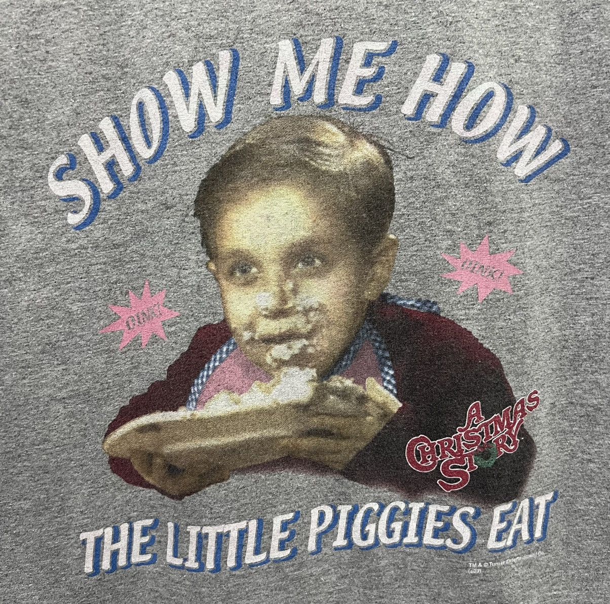 Vintage VINTAGE ALSTYLE SHOW ME HOW THE LITTLE PIGGIES EAT SHIRT Size US M / EU 48-50 / 2 - 3 Thumbnail