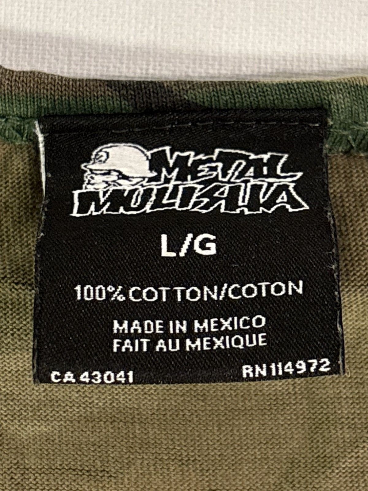 Metal Mulisha Y2K Metal Mulisha Helmet Skull Canada Leaf Camo Tank Top Size US L / EU 52-54 / 3 - 5 Thumbnail
