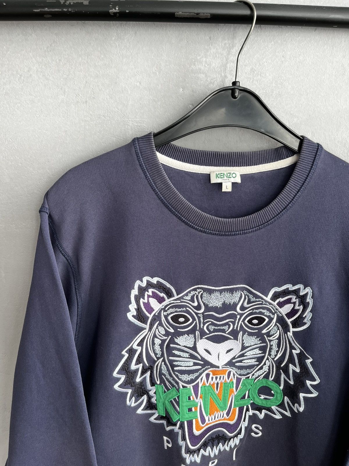 Kenzo Kenzo Paris distressed sweatshirt size L Size US L / EU 52-54 / 3 - 2 Thumbnail