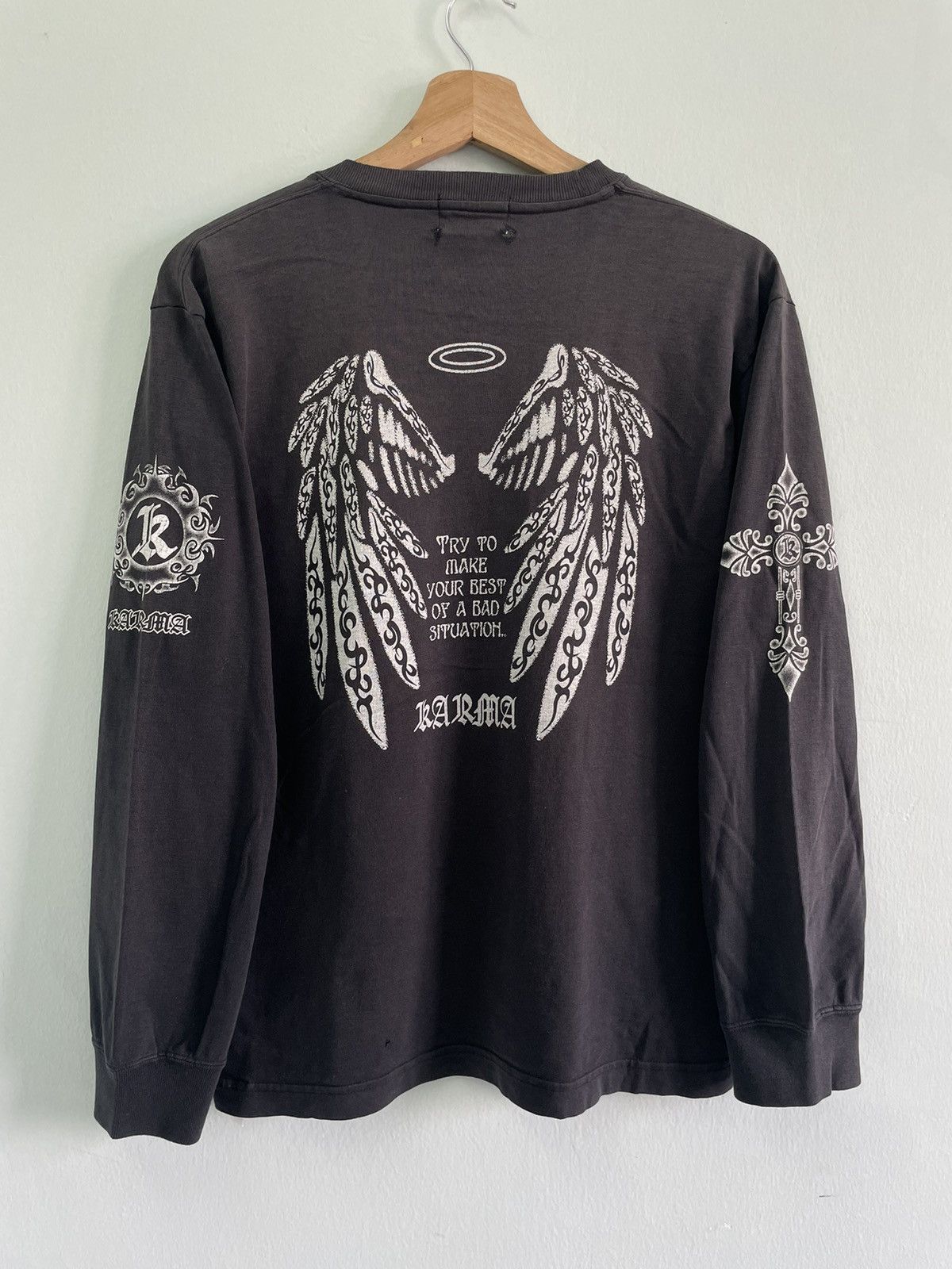 トップス L.G.B. damage long sleeve T-shirt Men's Le Grande Bleu (L.G.B.) Long Sleeve T Shirts | Grailed