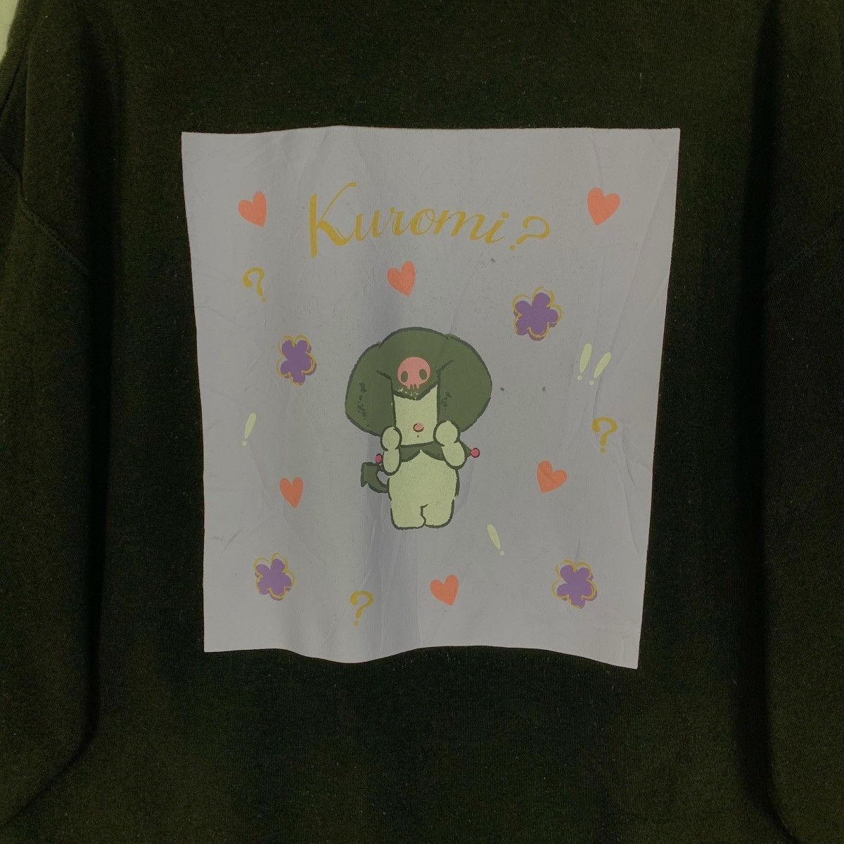Anime × Cartoon Network × Japanese Brand Sanrio Character KUROMI anima Japanese Brand Sweatshirt Size US L / EU 52-54 / 3 - 12 Thumbnail