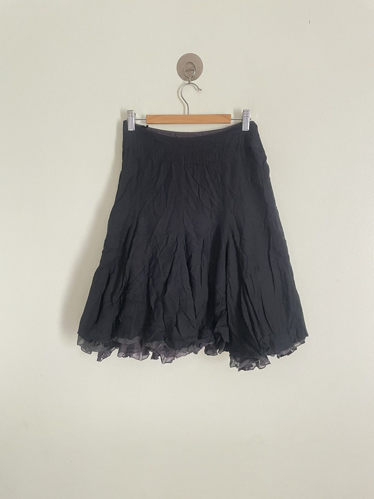 ANTEPRIMA × Vintage Anteprima Black Skirt Size 26" / US 2 / IT 38 - 2 Thumbnail
